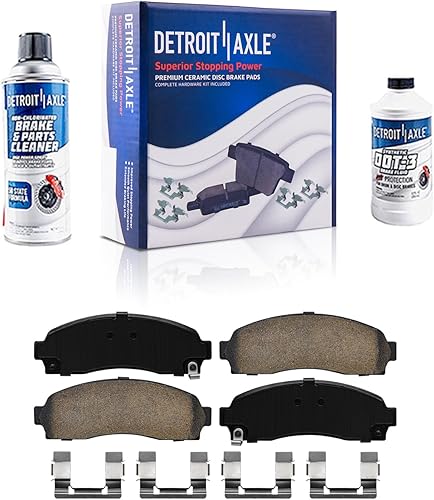 Miniatura 149 de Detroit Axle - Pastillas de Freno Delantero para Chevrolet Captiva Sport Equinox Pontiac Torrent Saturn Vue Suzuki XL-7, Pastillas de Freno Cerámica