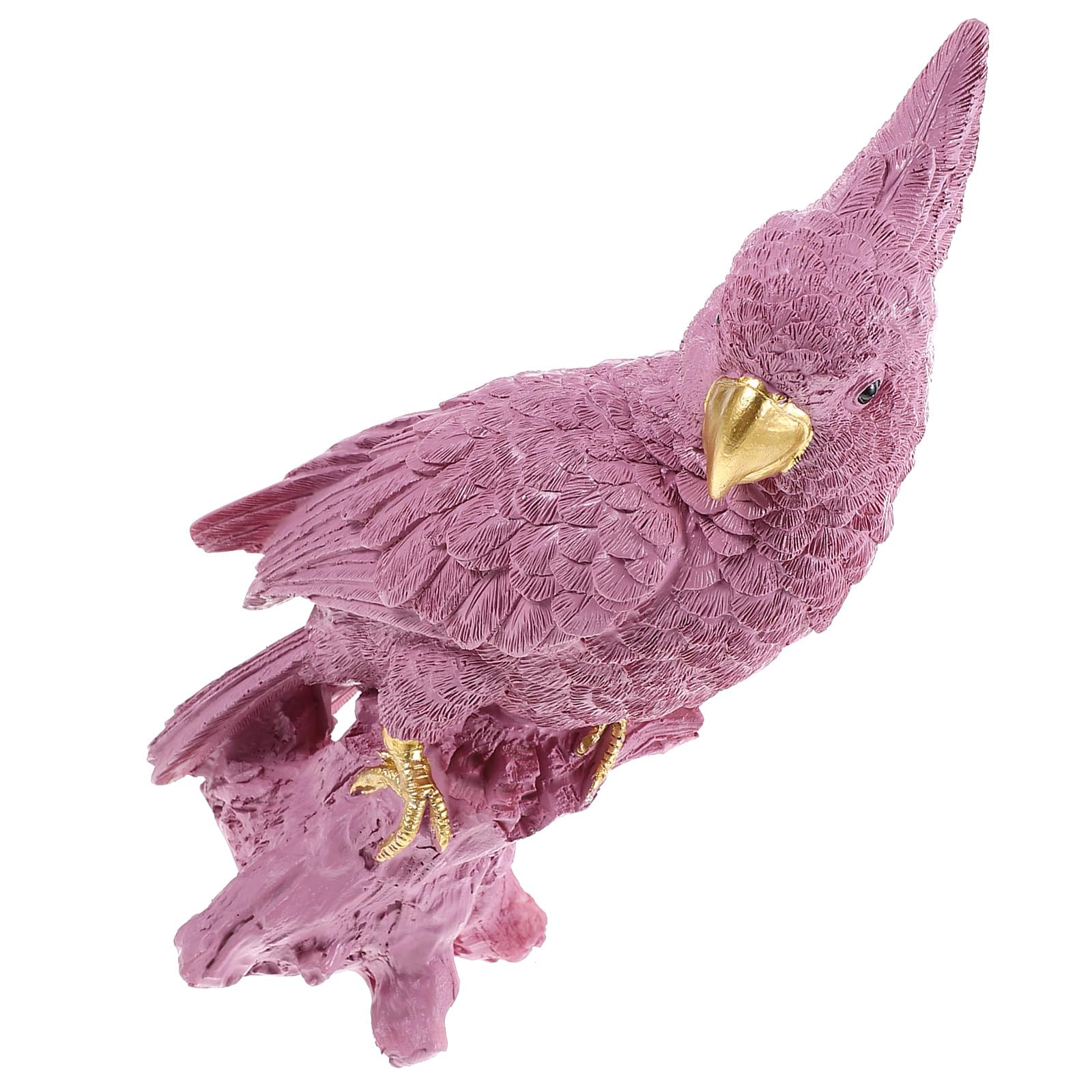 Figurine de perroquet en résine SUPVOX pour la décoration du salon