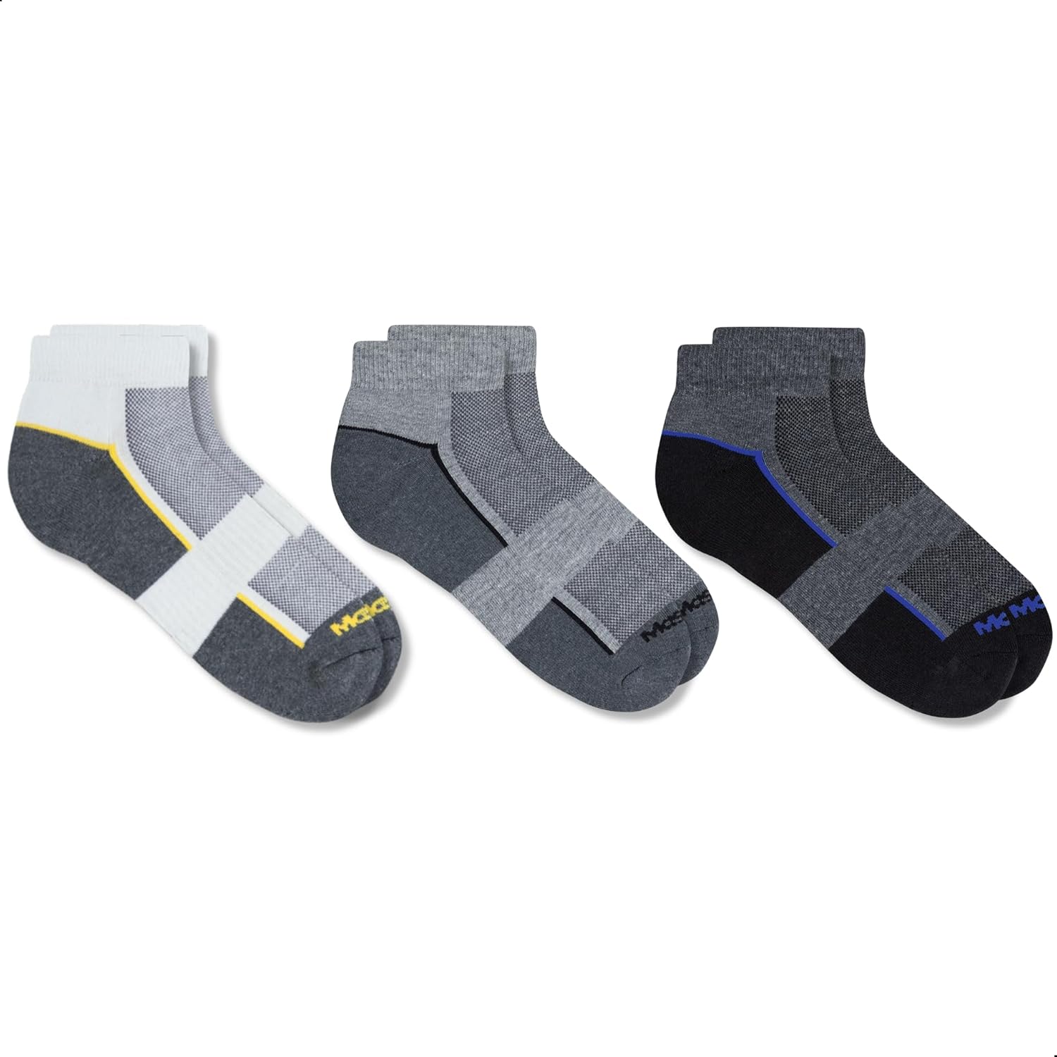 Kit 3 Pares Meia Sapatilha Mash Esportiva Alta Performance Masculino Adulto