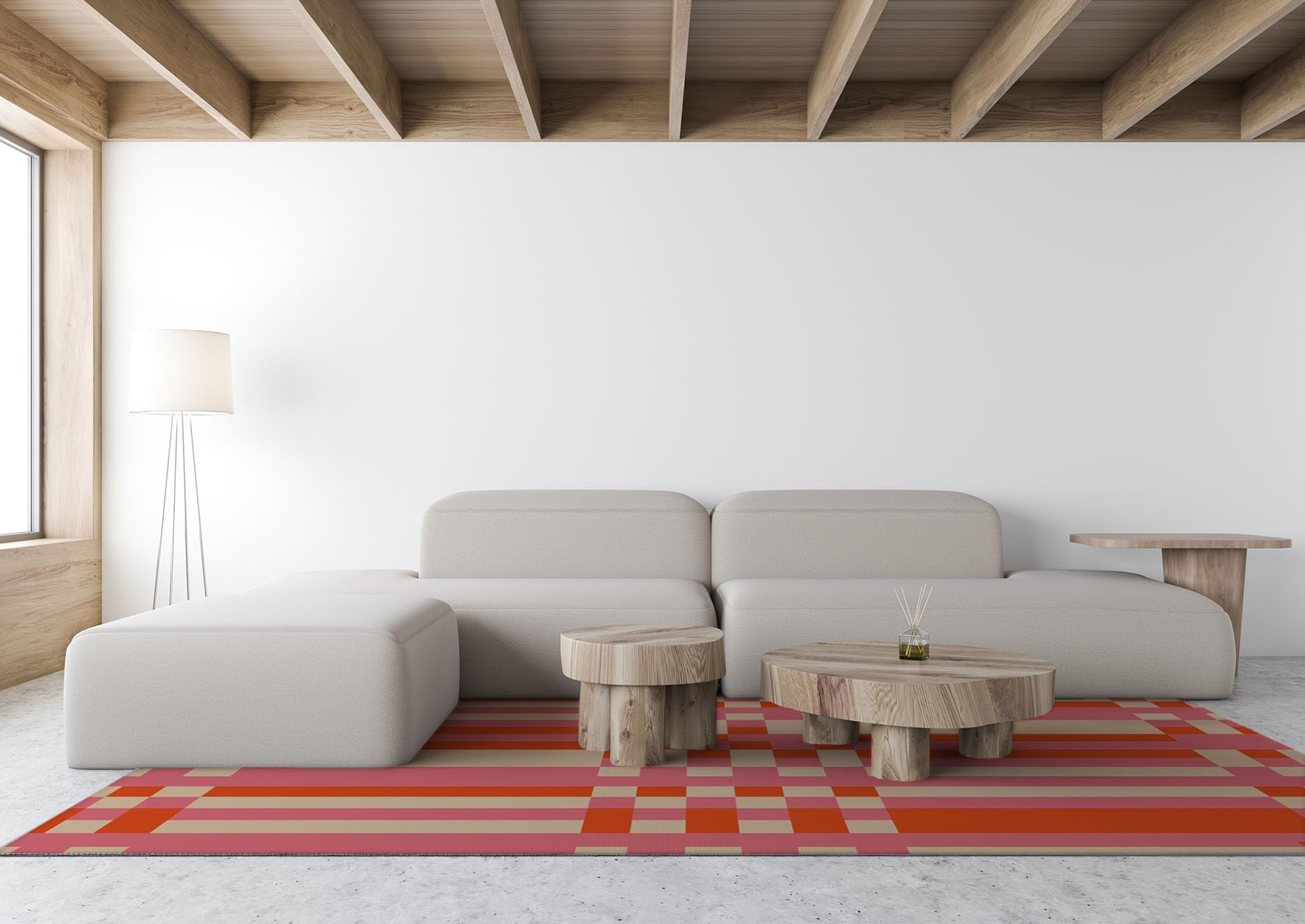 Tapis Vinyle du Sol Cuisine Salon - Différentes Tailles - (Grille 80x120 cm)