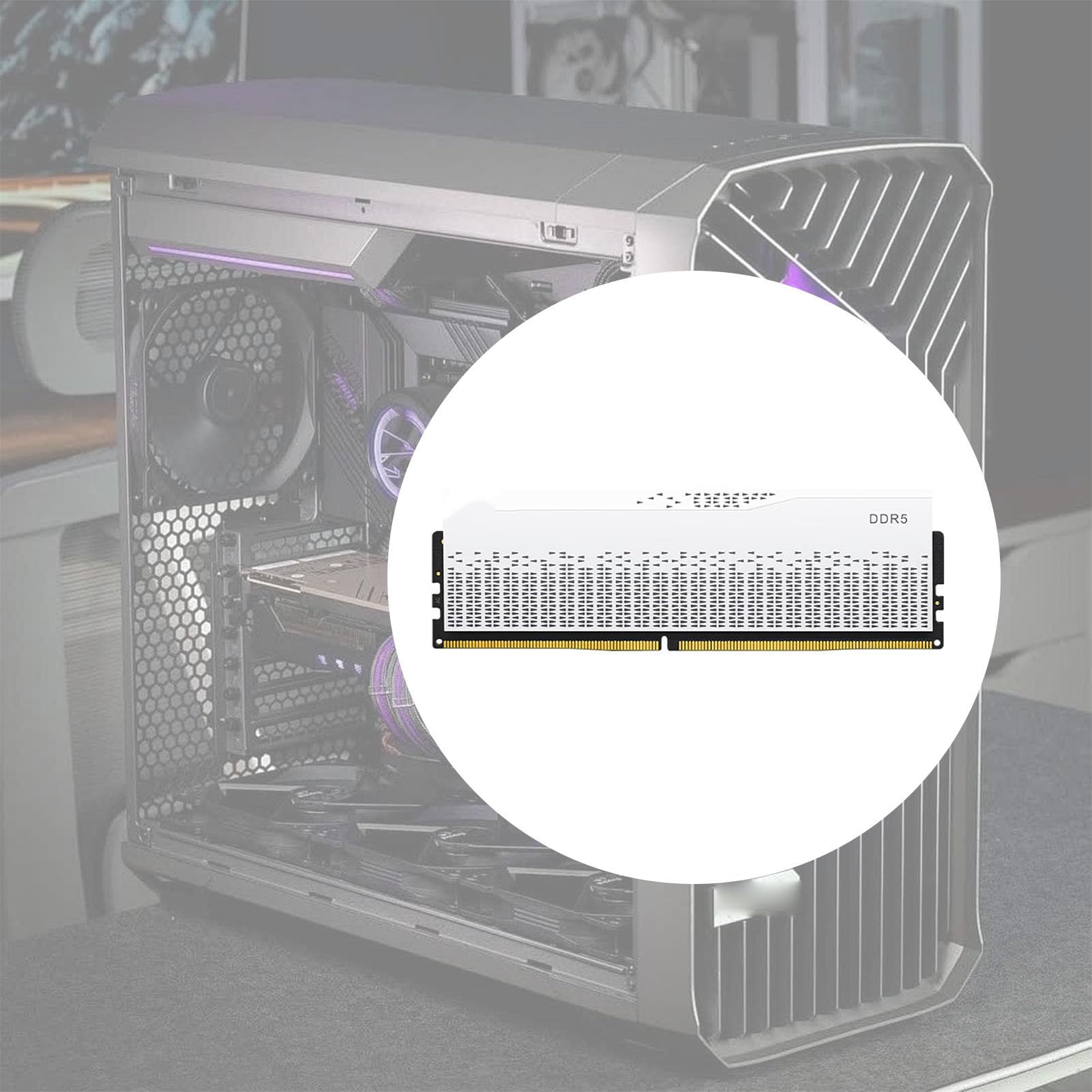 Bewinner 32GB Komputerowa Pamięć do Gier, Obsługa XMP 3.0 (WHITE)