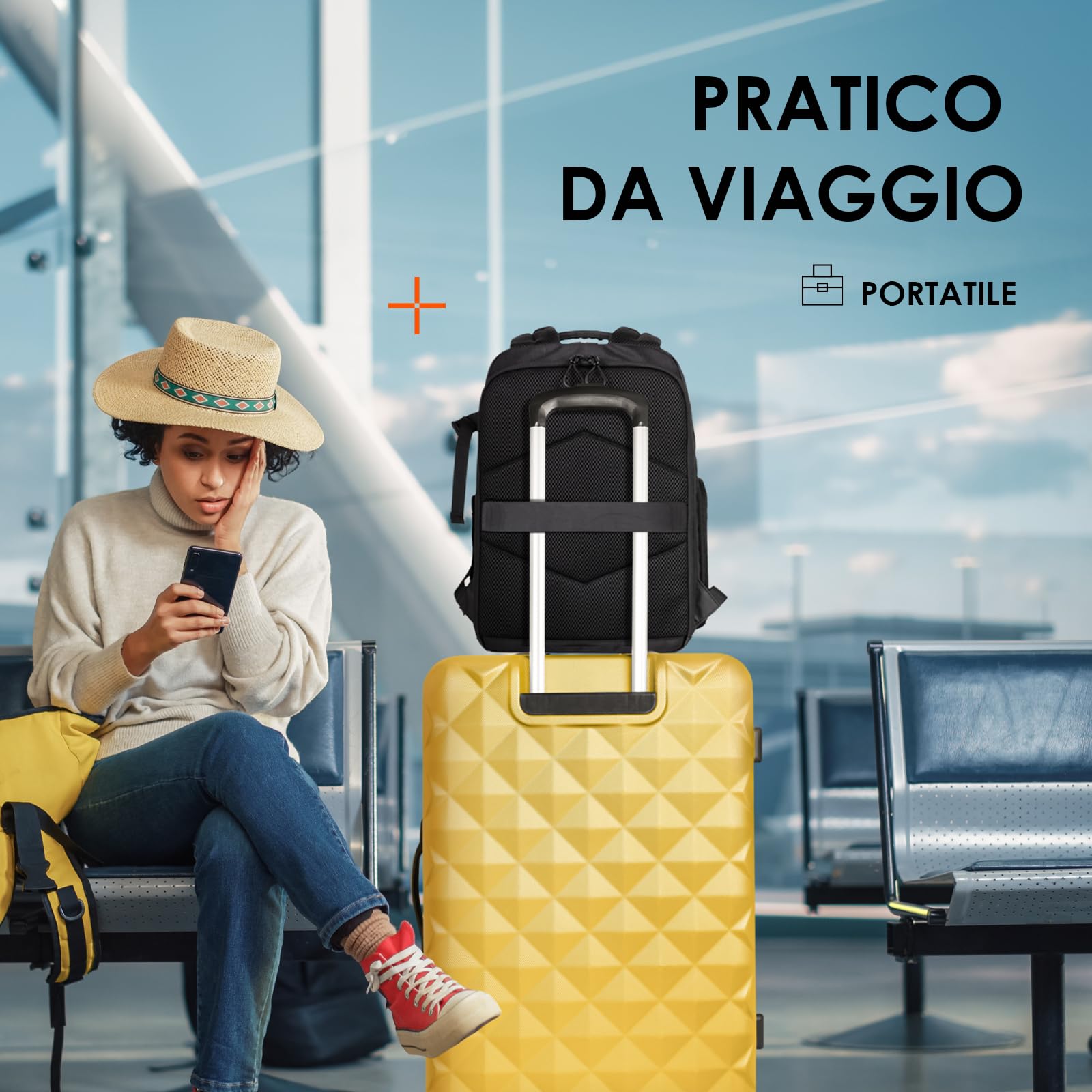 TARION TR-L Zaino Impermeabile per Fotocamera Con Scomparto per Laptop da 14'', Professionale di Grande Capacità Con Copertura Antipioggia