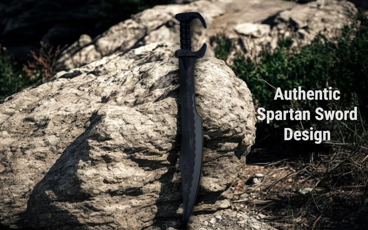 Polypropylene Training Spartan Sword - Durable Practice Sword for Martial Arts, Historical Reenactment, and Training