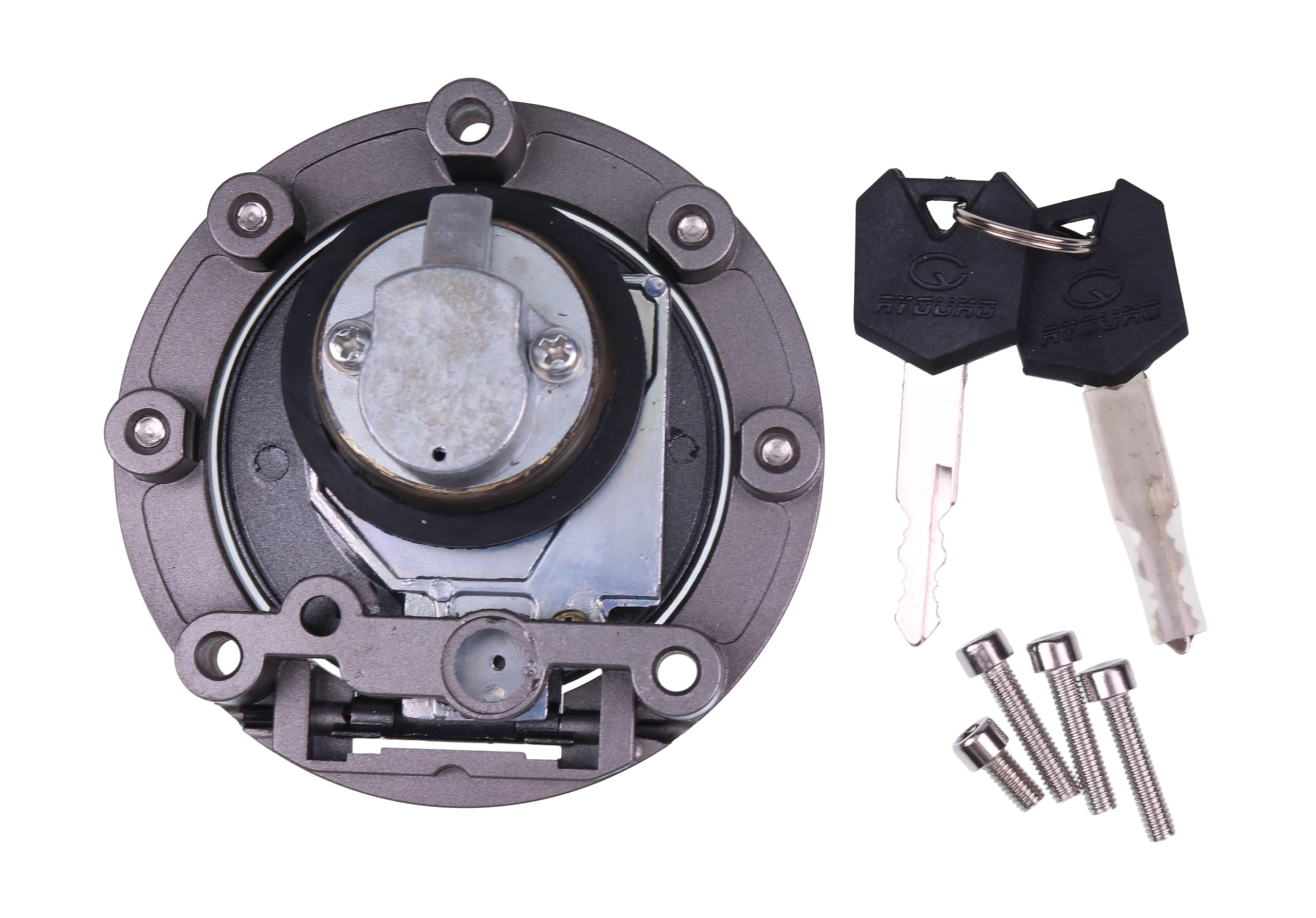 ロック Amazon.com: YLQASOON Fuel Gas Tank Cap with Keys 5JJ-24602