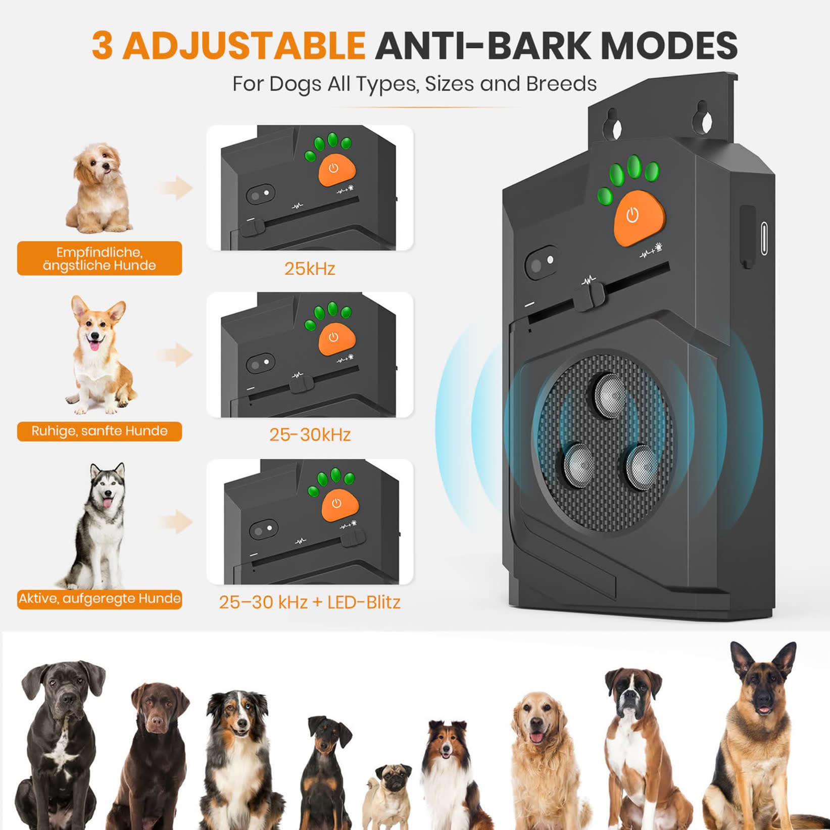 Anti Aboiement Chien Ultrason Puissant DSF slkj kjh 897 7 jhk