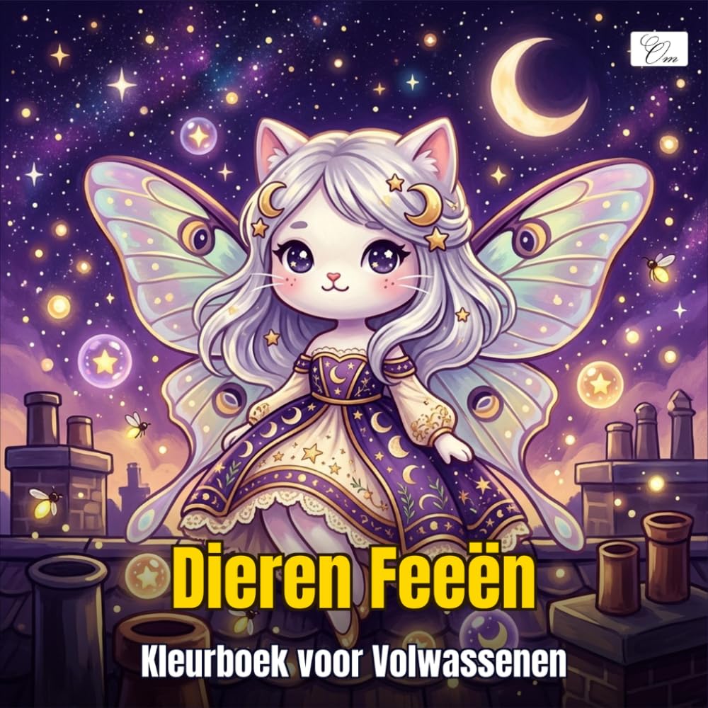 Animal Fairy Chibi — Dieren Feeën Chibi: Kleurboek voor Volwassenen en Tieners: 60 Kawaii Cottagecore Ontwerpen met Dierenfeeën voor Ontspanning en Mindfulness