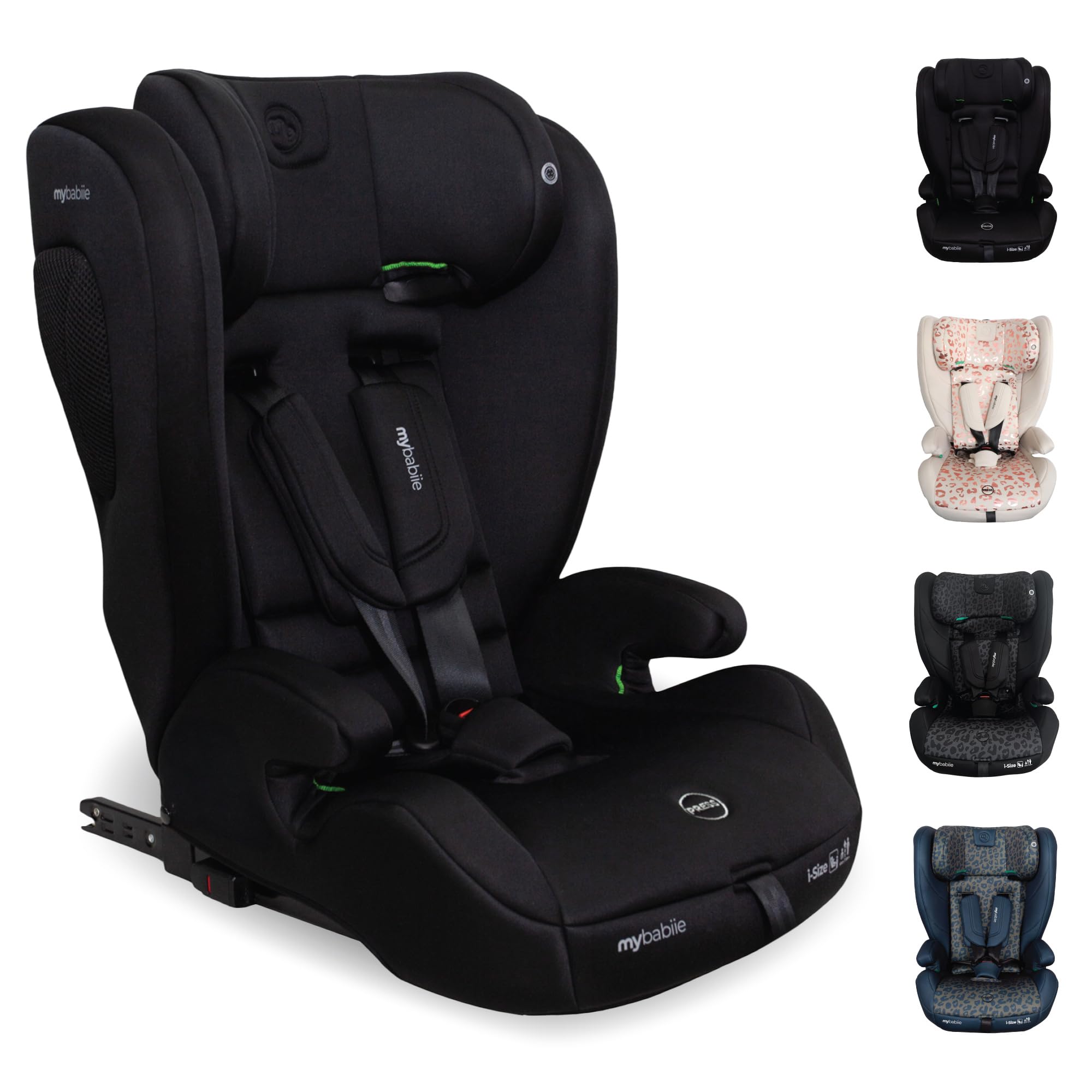 My Babiie MBCS75 Toddler to Booster R129 Child Car Seat - ISOFIX with Top Tether