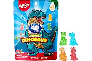 4D Dinosaur Gummy Candy - A Prehistoric Treat for Young Explorers!