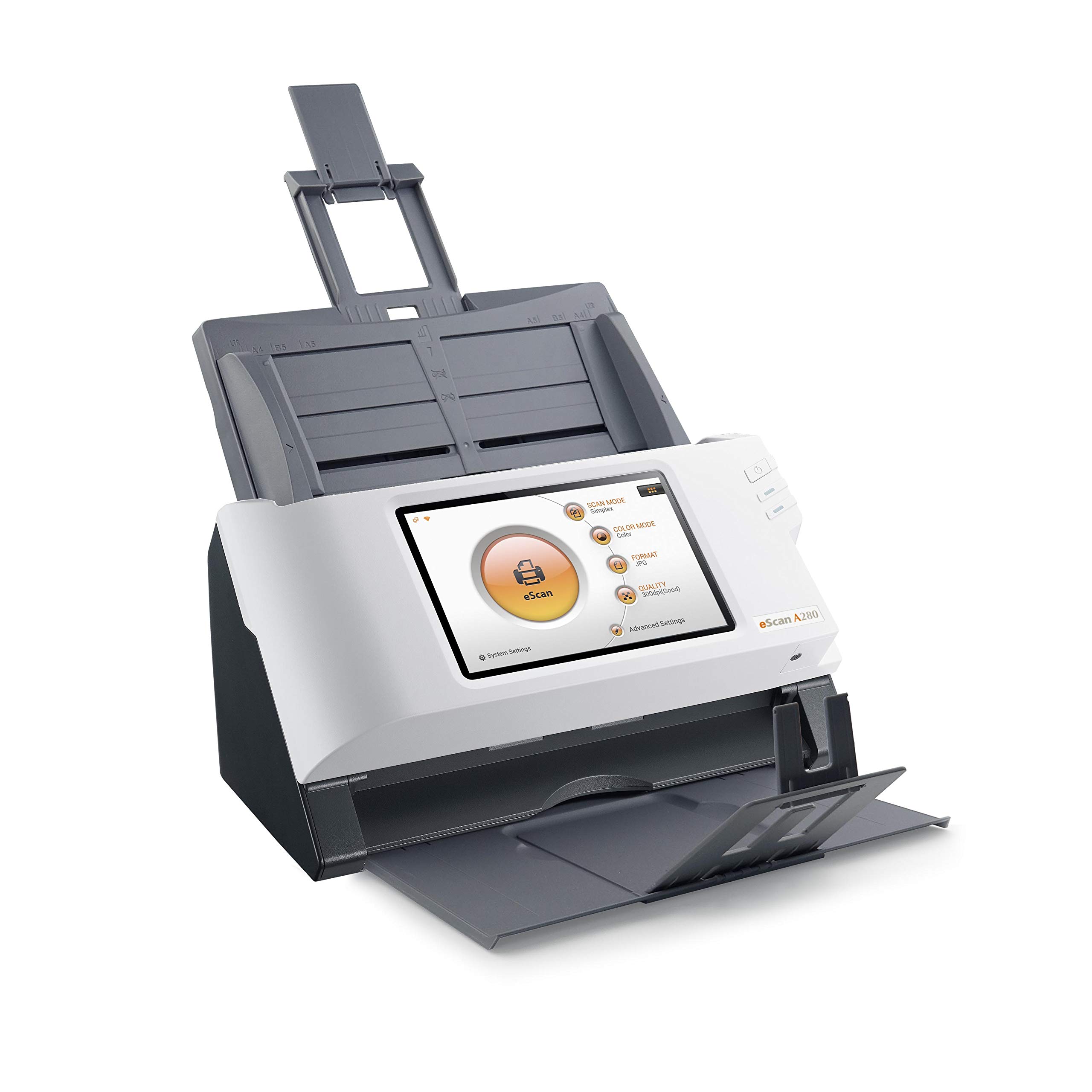 Plustek Escan A280 - Essential - Dokumentenscanner - Ccd - Duplex - Legal - 600 Dpi X 600 Dpi - Bis Zu 20 Seiten/min. (einfarbig) / Bis Zu 20 Seiten/