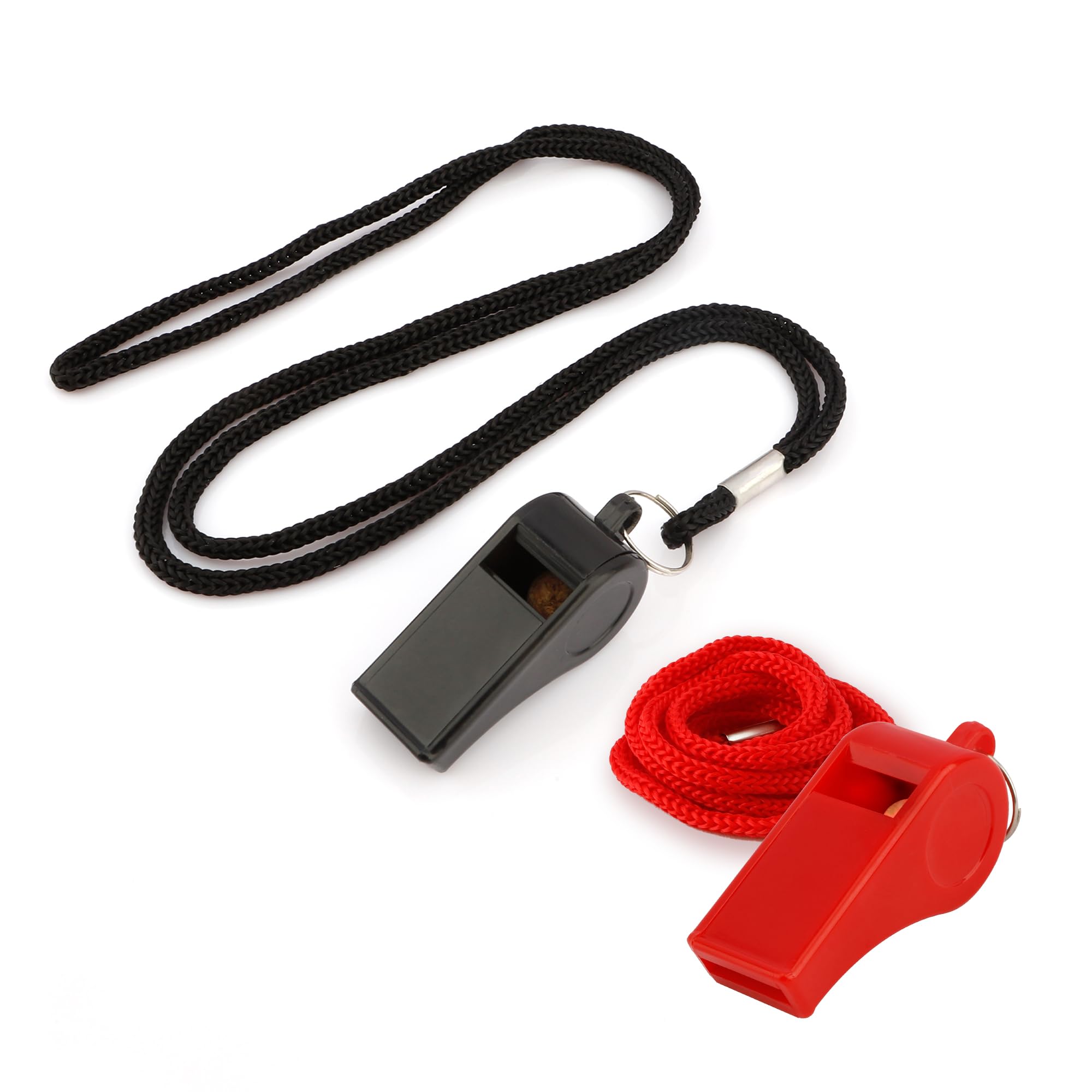 Whistle, Plastic Whistle for Coaches, Whistle Emergency Whistle for Adults Lifeguard Whistle with Lanyard Loud Crisp Sound Dog Whistle Referee Whistle Coach Whistle for Teachers Pet Training Officials