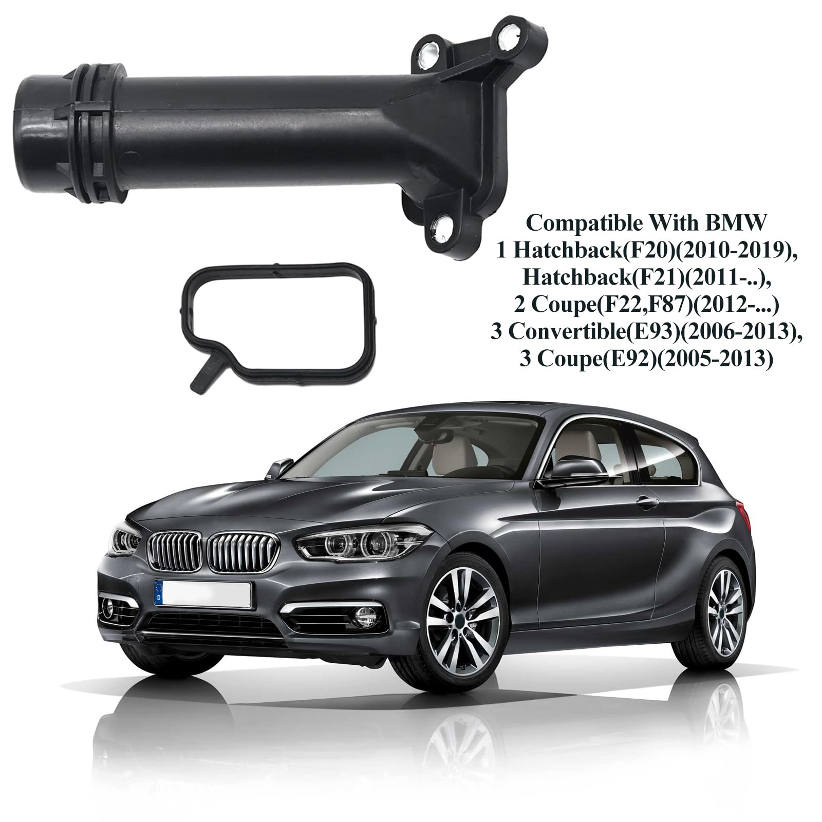 Kit de refroidissement d'huile en aluminium TA Technix adapté pour BMW série 1 (F20, F21), série 2 (F22, F23), série 3 (F30-F35, G20), série 4 (F32, F33, F36), série 5 (G30, G31