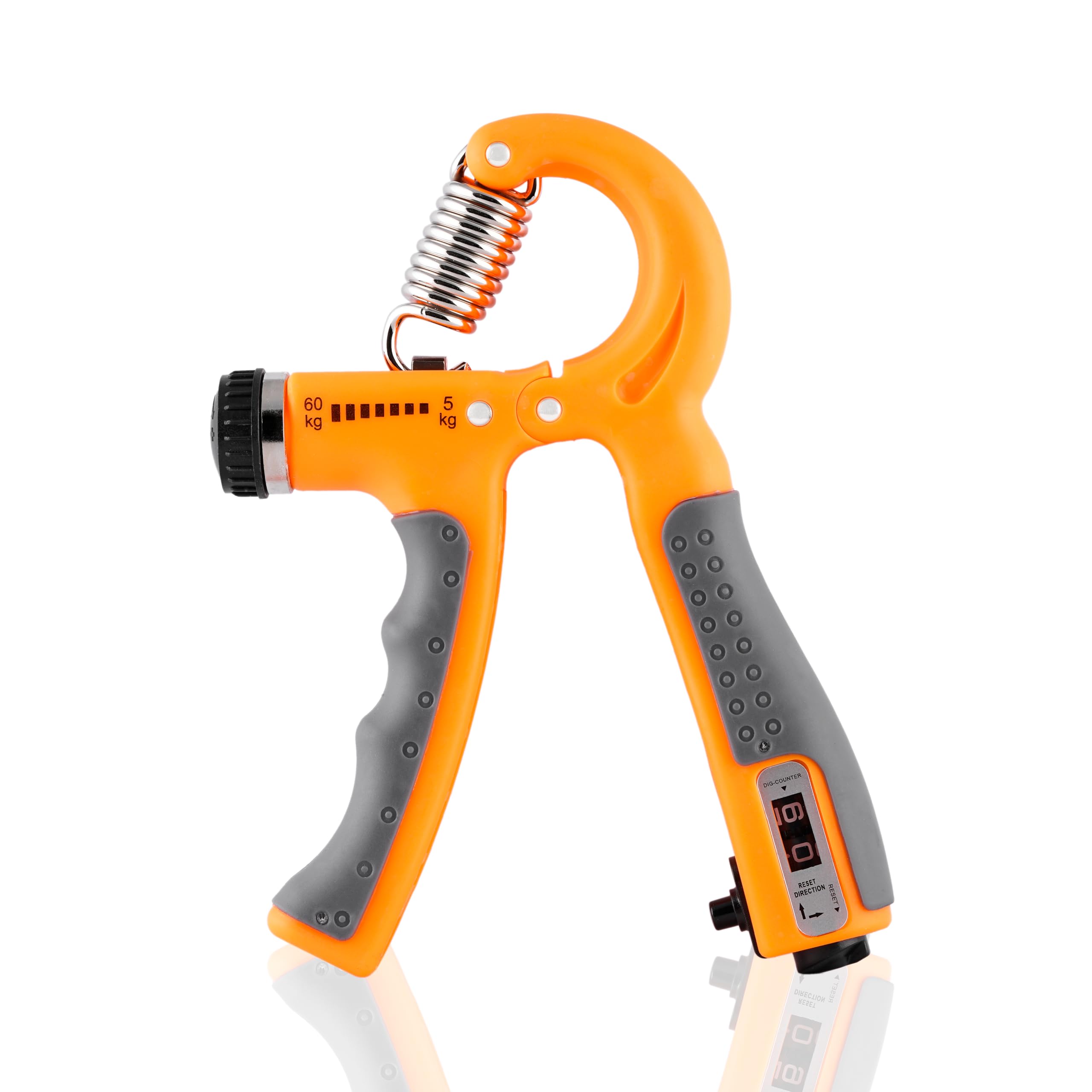 Konex Adjustable Hand Gripper Strengthener for Men & Women | Hand Exercise Equipment for Home and Gym Workouts (With Counter, Orange) (B0CSSGB93C) Amazon Price History, Amazon Price Tracker
