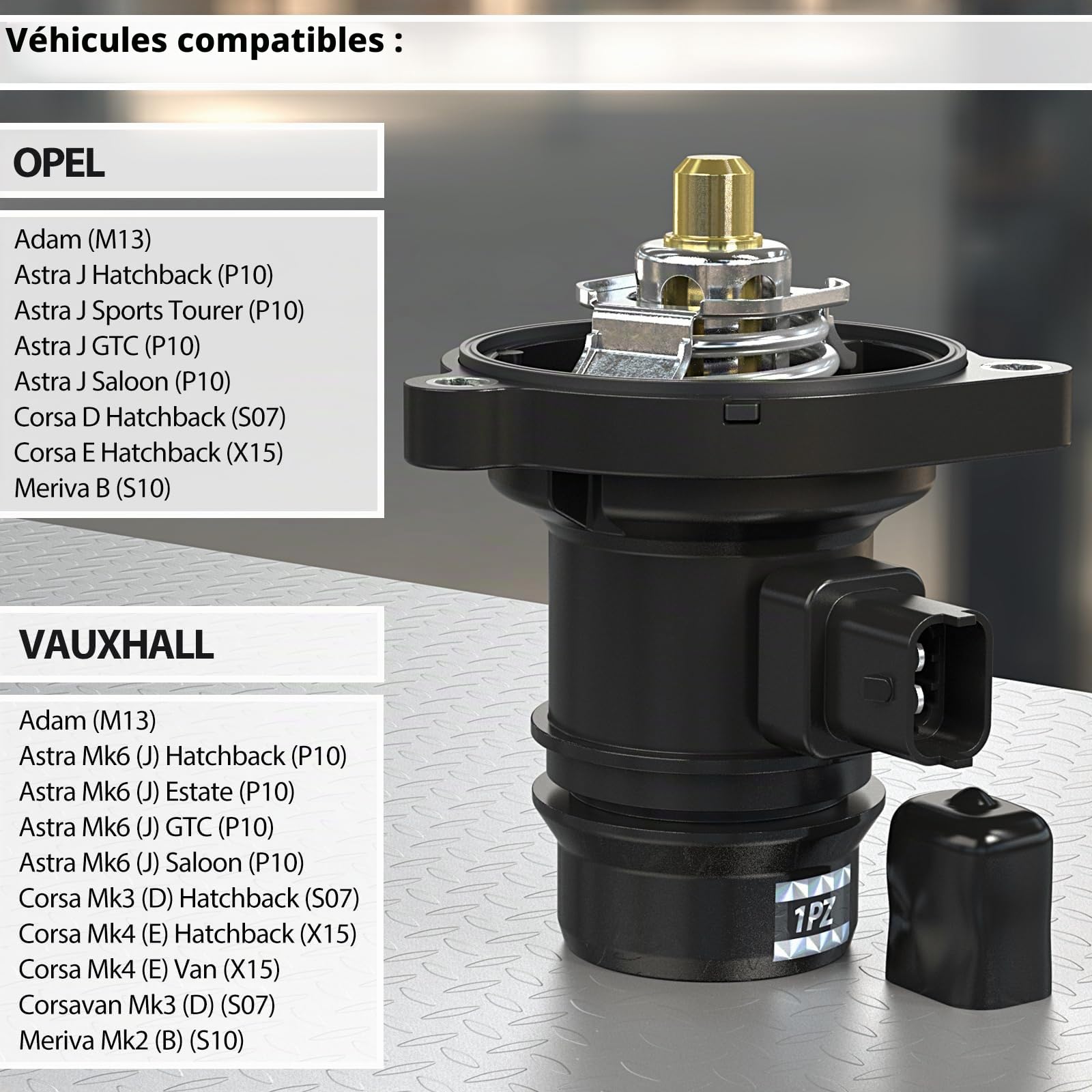 1PZ FR1-TH5 Corps du thermostat Remplacement pour Adam Astra J Corsa D E Meriva Corsavan 55593033 55579011 1.2 1.4
