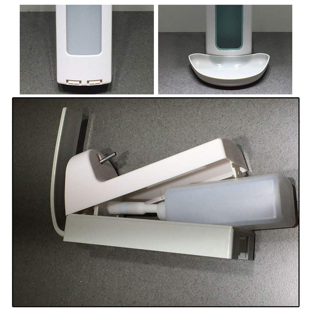 Desinfektionsmittelspender 500 ml Wandspender mit Armhebel und Tropfschale
