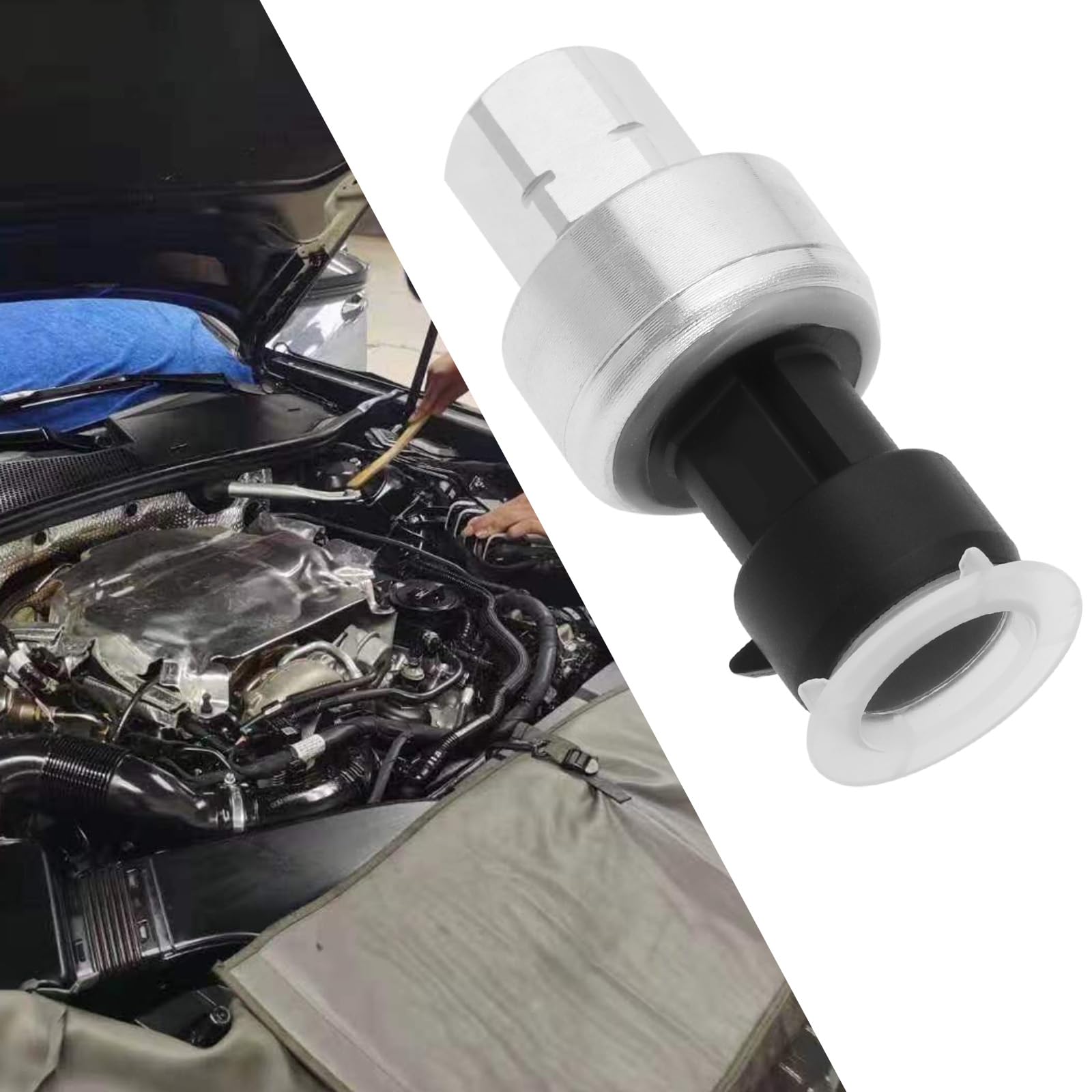 1PC Pressostato Sensore Pressione Aria Condizionata Compatibile Con Clio Grand Scenic/Laguna/Megane Compatibile Con Qashqai Sandero Duster 7700417506 7701205751