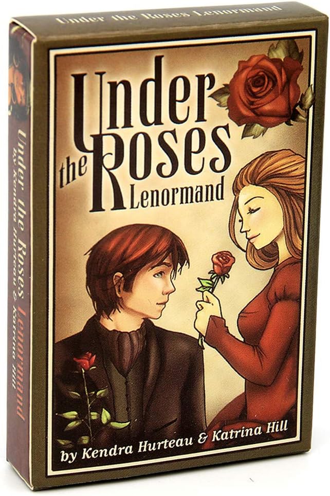 DALIN Under The Roses Lenormand 39 Cards Oracle Deck Family Party Fun Tarot Board Game