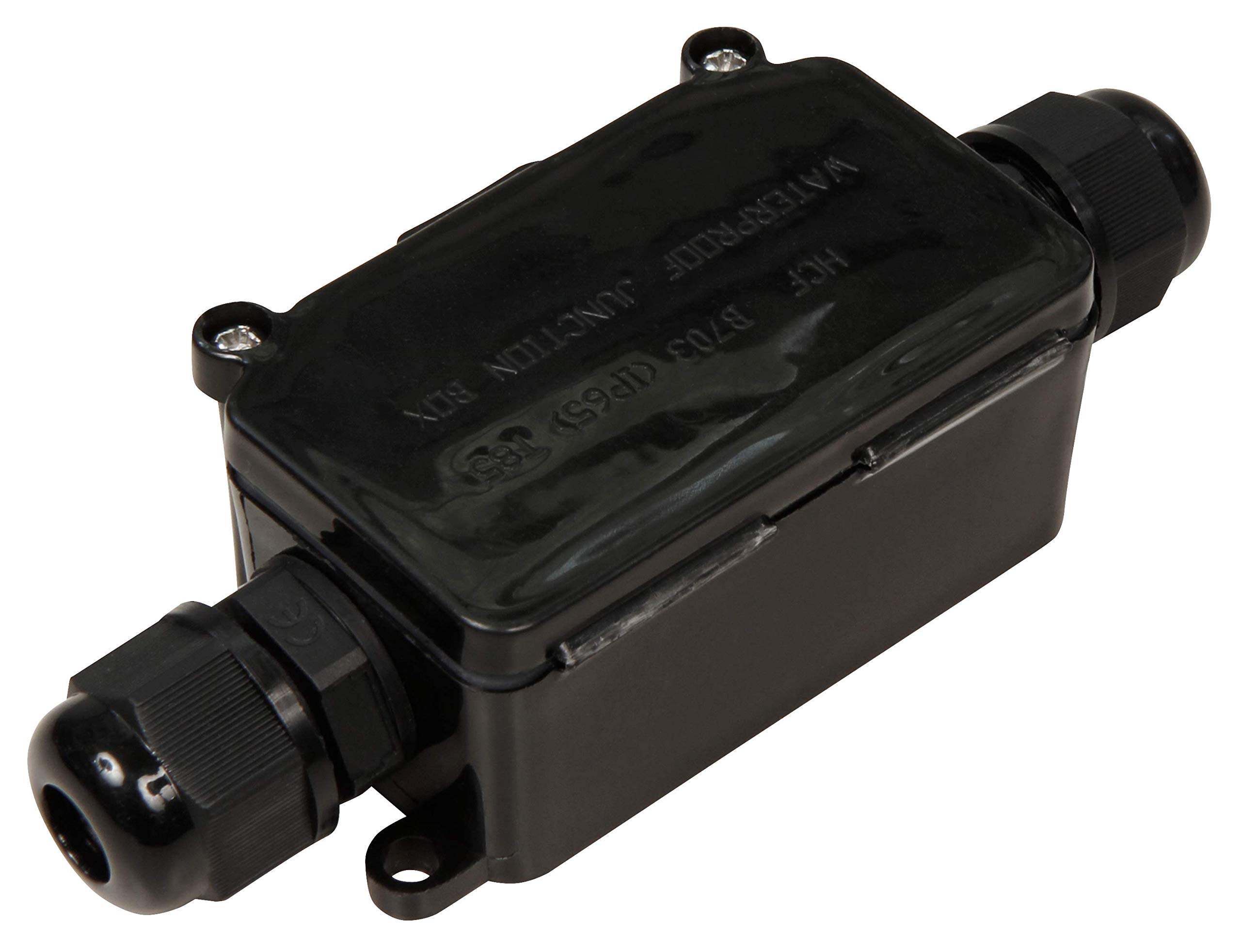 McPower 1300408 Connection Box IP66 for Outdoor Use UV Resistant Plastic Rubber Seal (1 Output)