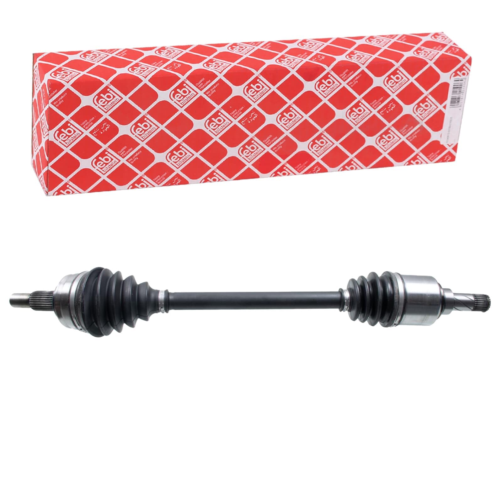 FEBI BILSTEIN Antriebswelle 182425 | 182425 Compatible con Kangoo / Grand Kangoo II (KW0/1_), Kangoo Be Bop (KW0/1_), Kangoo Rapid (FW0/1_)