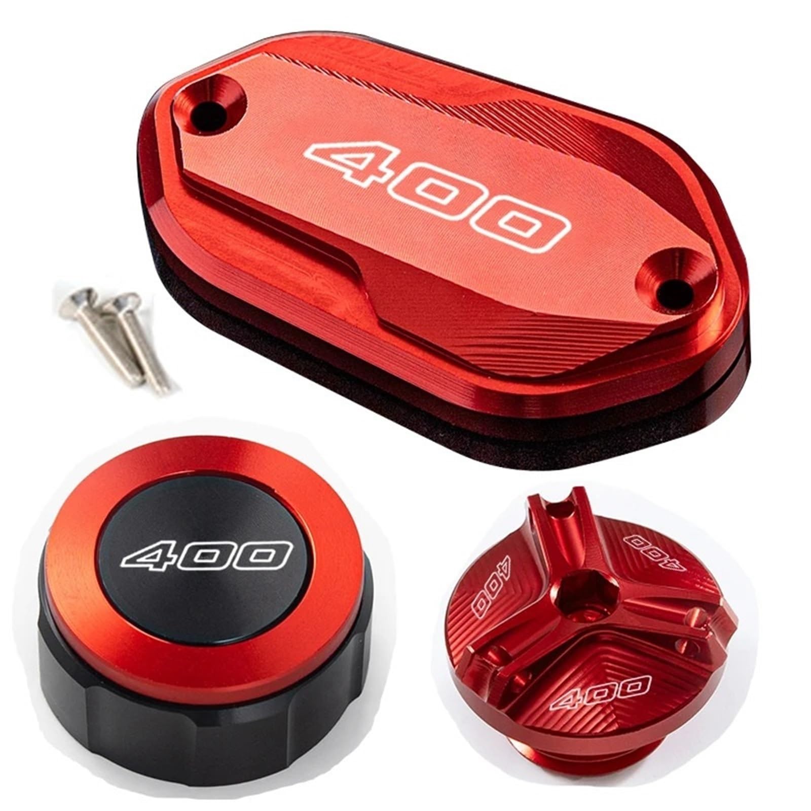Tappo Serbatoio Olio Liquido Freno Per NINJA400 Z400 400 Z 2018-2024 Tappi Serbatoio Freno Anteriore E Posteriore Moto Tappo Di Riempimento Accessori Ricambio