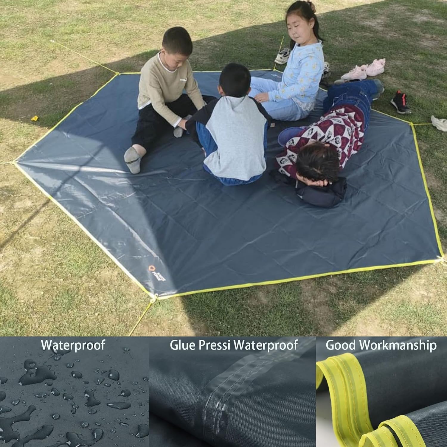 Amazon | YDYJKI 防水キャンプタープ - テント下用六角形テントタープ