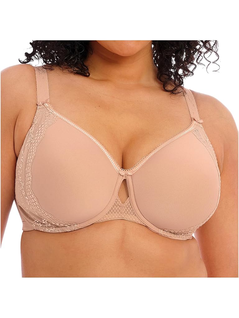 Beige elomi Charley Underwire Bandless Spacer Molded Bra