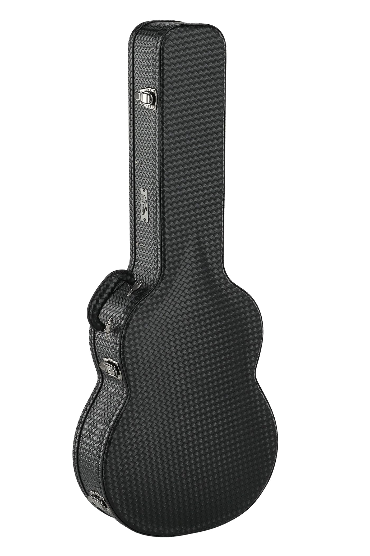 LUTHIER MANUEL RODRÍGUEZ Custodia per chitarra Vipera - Custodia rigida per chitarra classica - Anima in legno - Coperchio bombato - Nero - Scomparto accessori - Igrometro