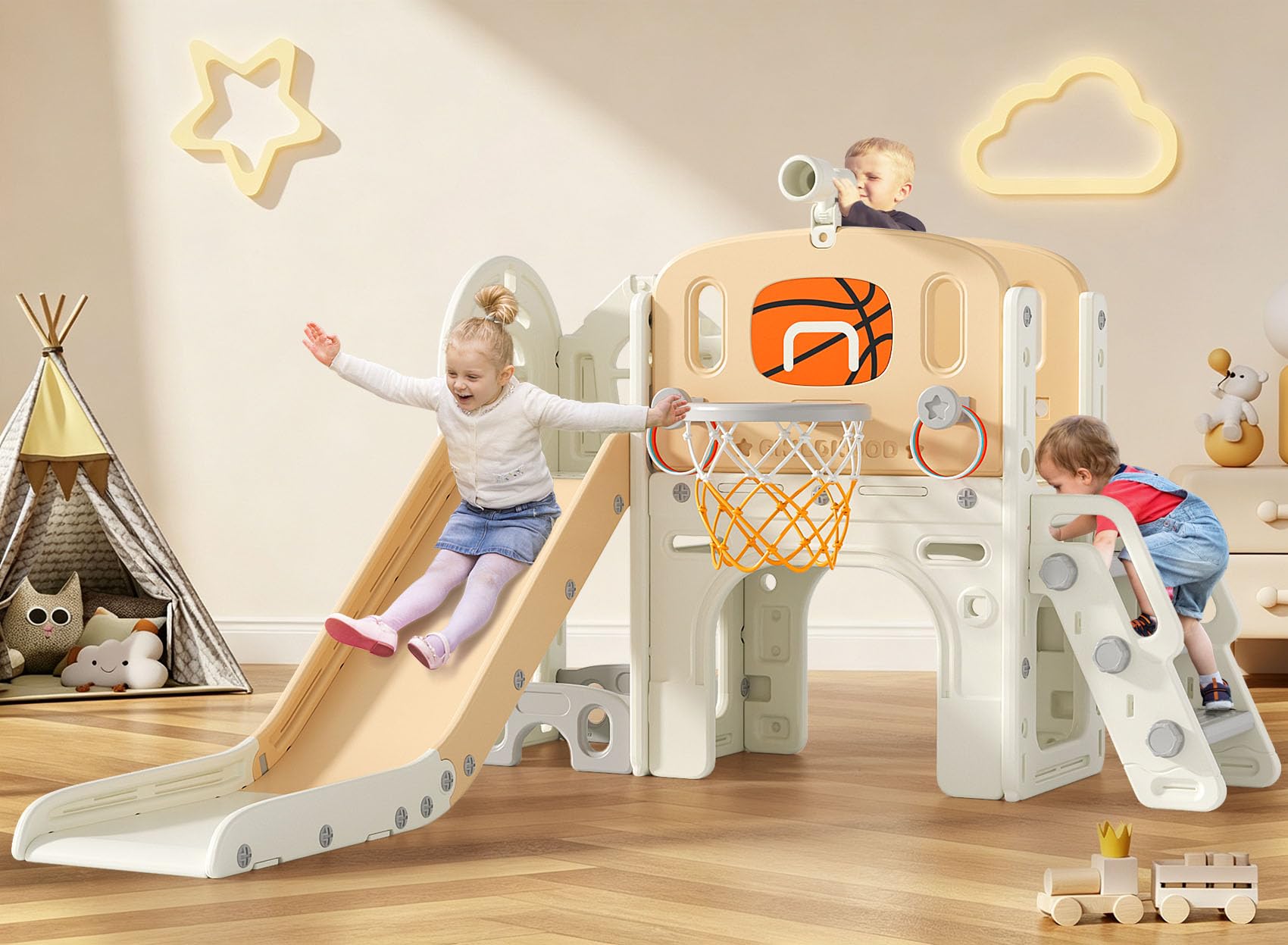 BIERUM 9 in 1 Toddler Slide