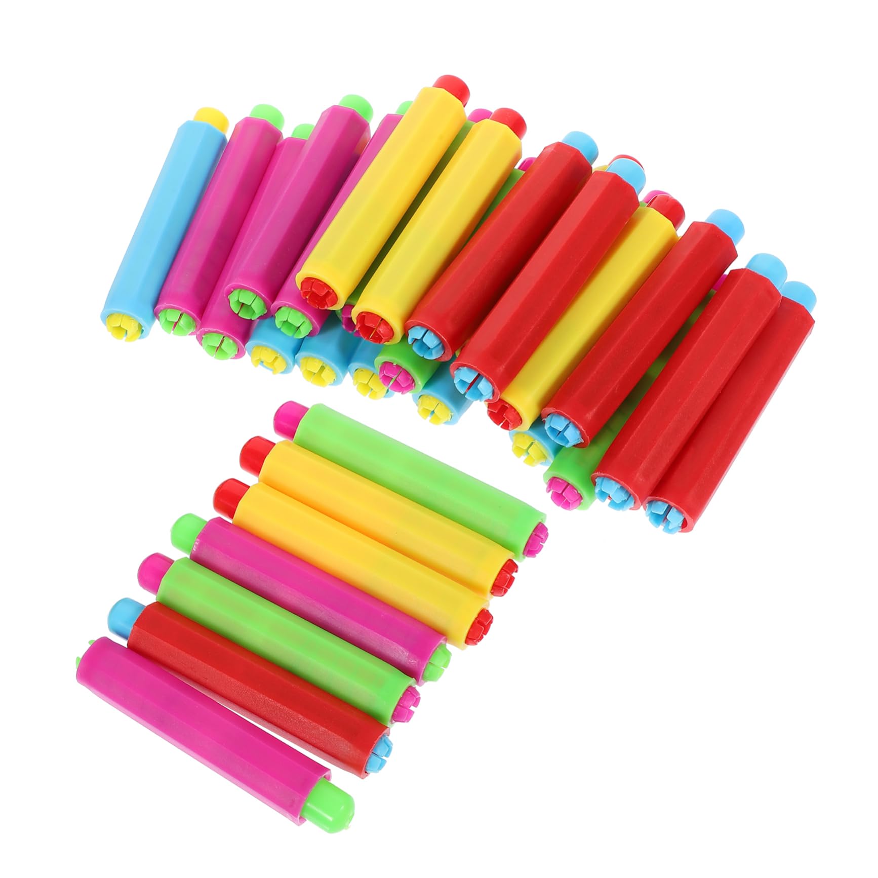 Toyvian 5 Set Regolabile Clip Per Gessetti Colorati Per Insegnanti E Ufficio Confezione Pratica E Facile Usare Per Scrittura Su Lavagna 30 Pezzi * 5