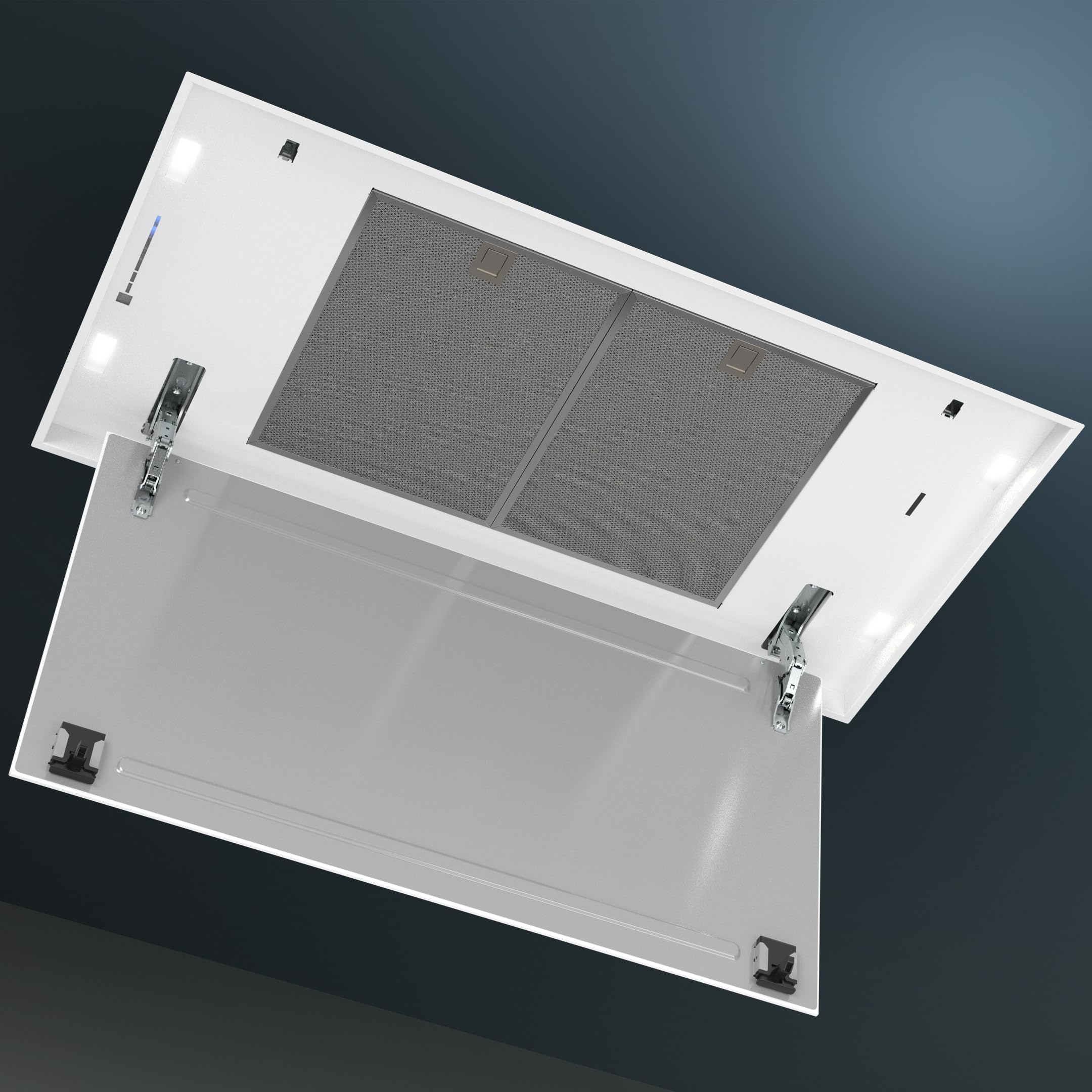 Siemens - Extractor de techo, iQ500, 90 cm de ancho, Home Connect, voiceControl, blanco, LR96CAQ20