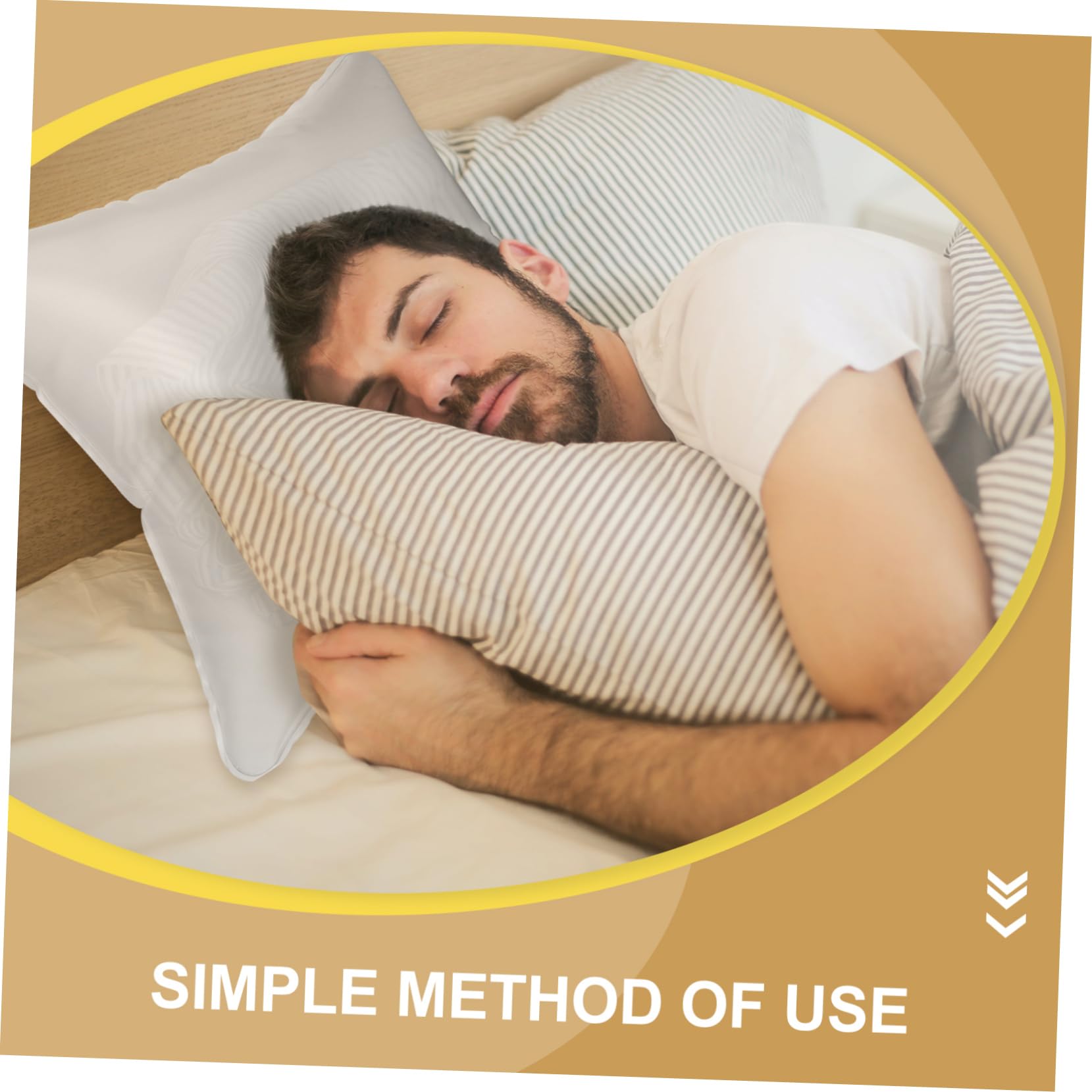 ERINGOGO Inflatable Pillow Insert for Living Room Car Seat Camping Lumbar Support Pillow