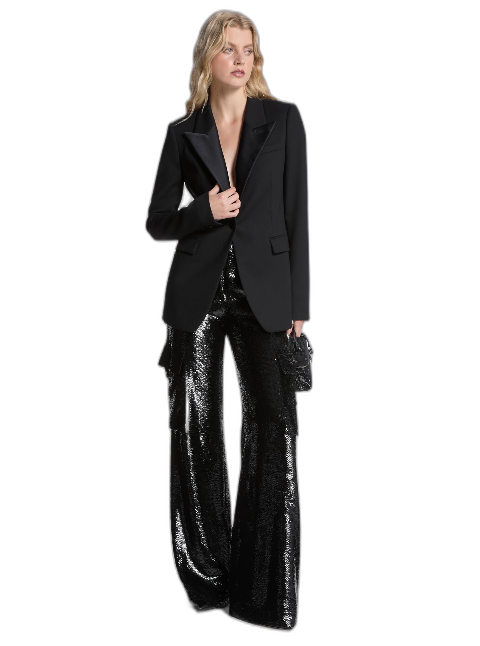 Michael Kors Womens Tuxedo Blazer
