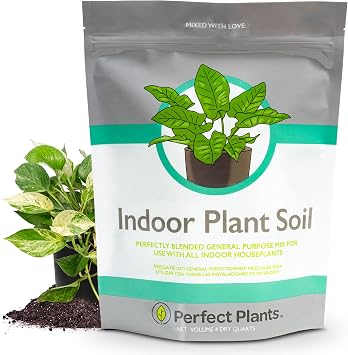 Perfect Plants Indoor Plant Soil, 4 qt, Coco Coir Potting Mix