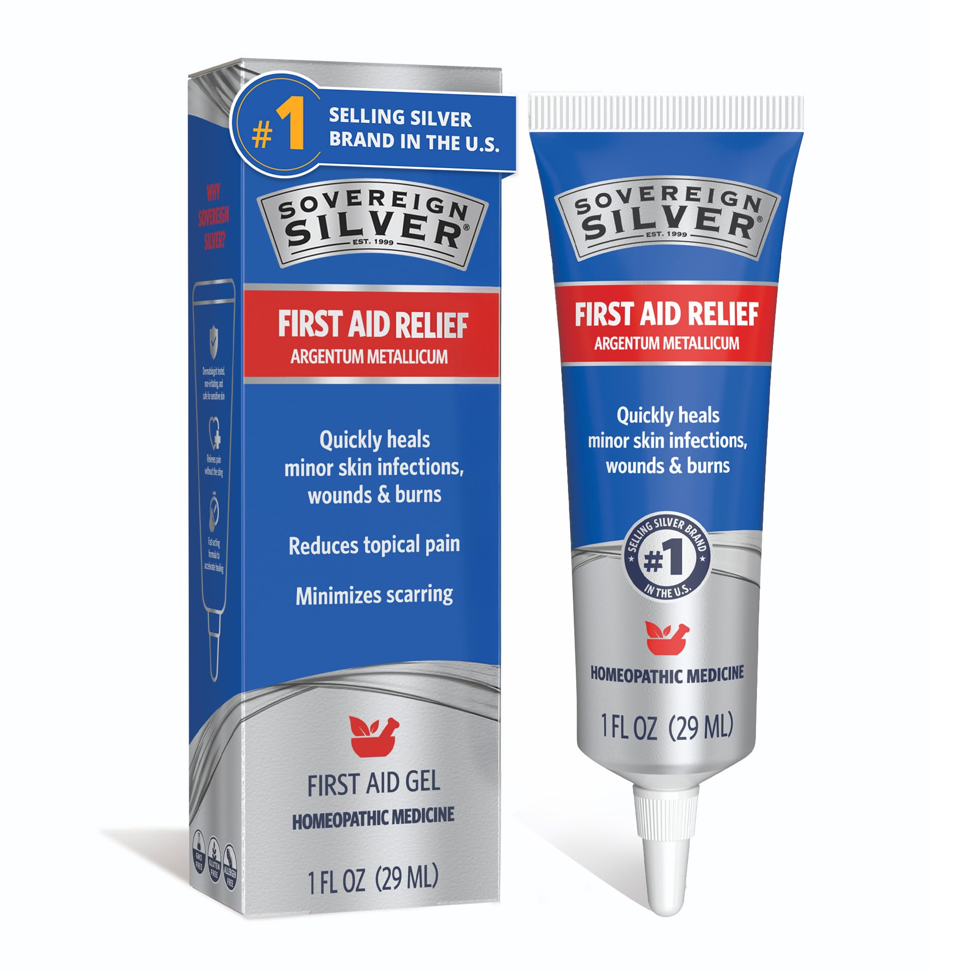 Sovereign Silver Colloidal Silver Gel, Wounds & Burns, 0.5 oz (15 mL) — Amazon image 9