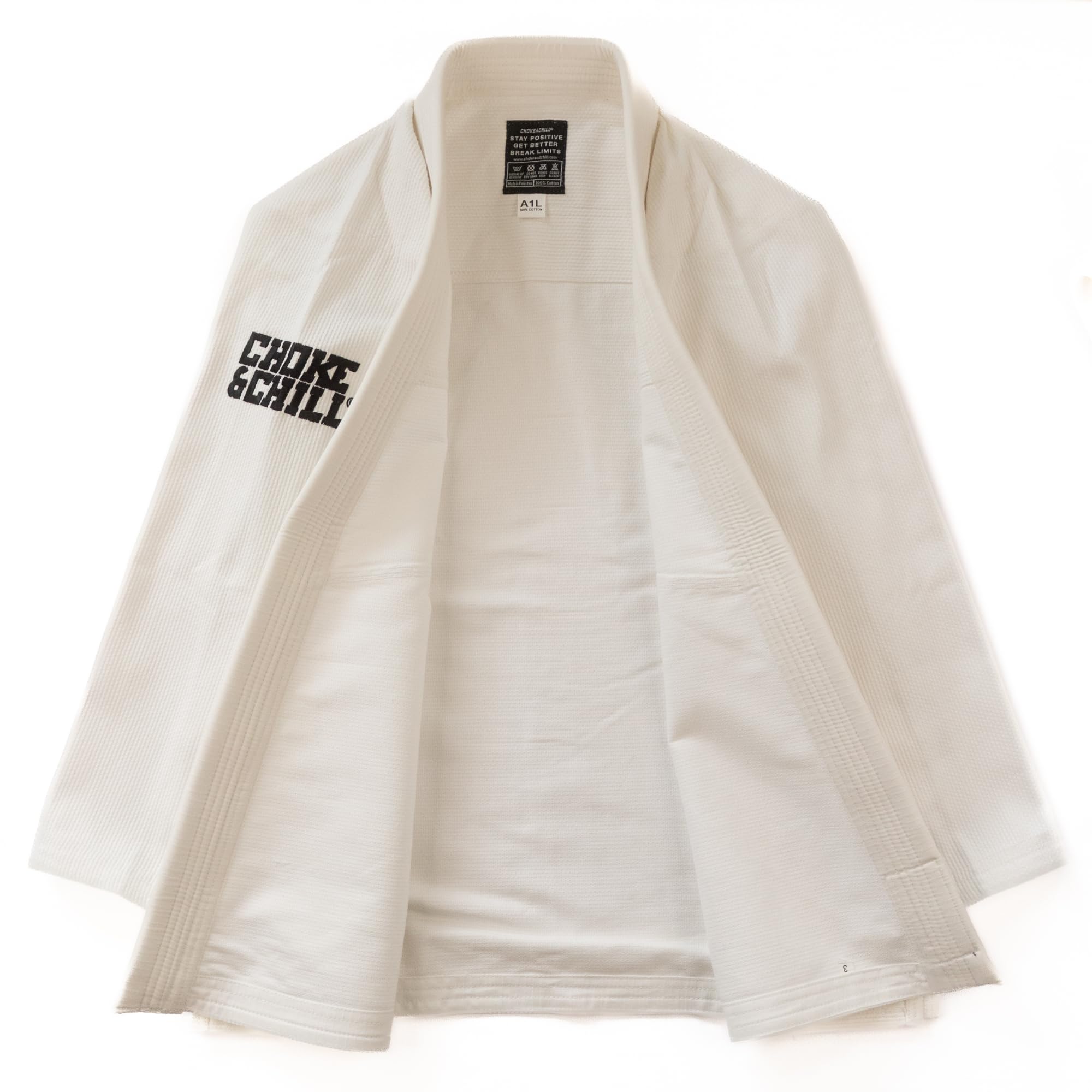 Choke&Chill BJJ Jiu Jitsu Einsteiger Anzug Gi - Weiß