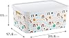 Smartware Stafi Pattern Multi-Purpose Lid Box 4.5 LT RAINBOW