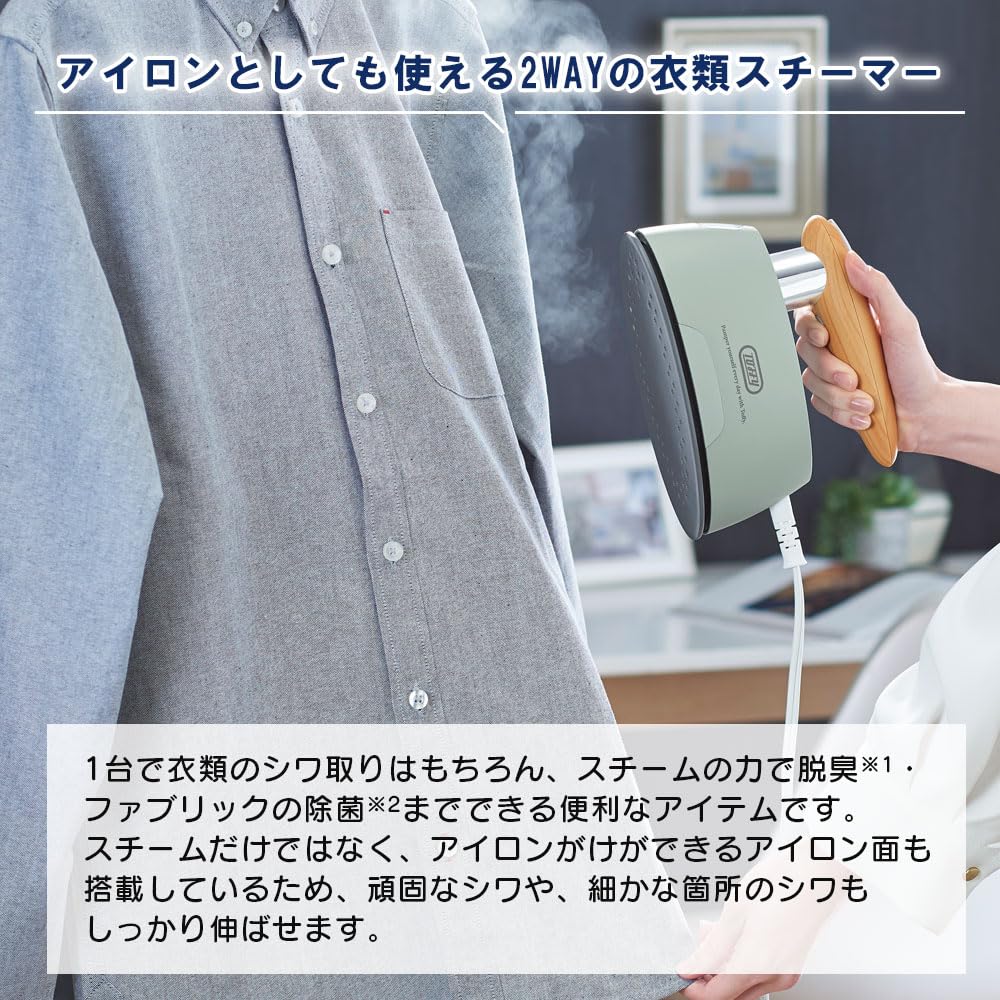 Amazon | 【Toffy/トフィー】 ハンディアイロン&スチーマー HW-SM2