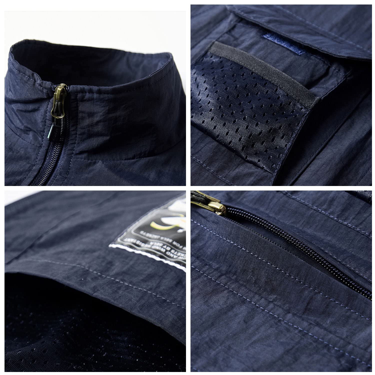 Chaleco De Hombre Chaleco Exteriores Multibolsillos Chaleco De Pesca Sin Mangas Chaqueta Casual Transpirable Senderismo Viaje Chaleco Multifuncional Fotografía