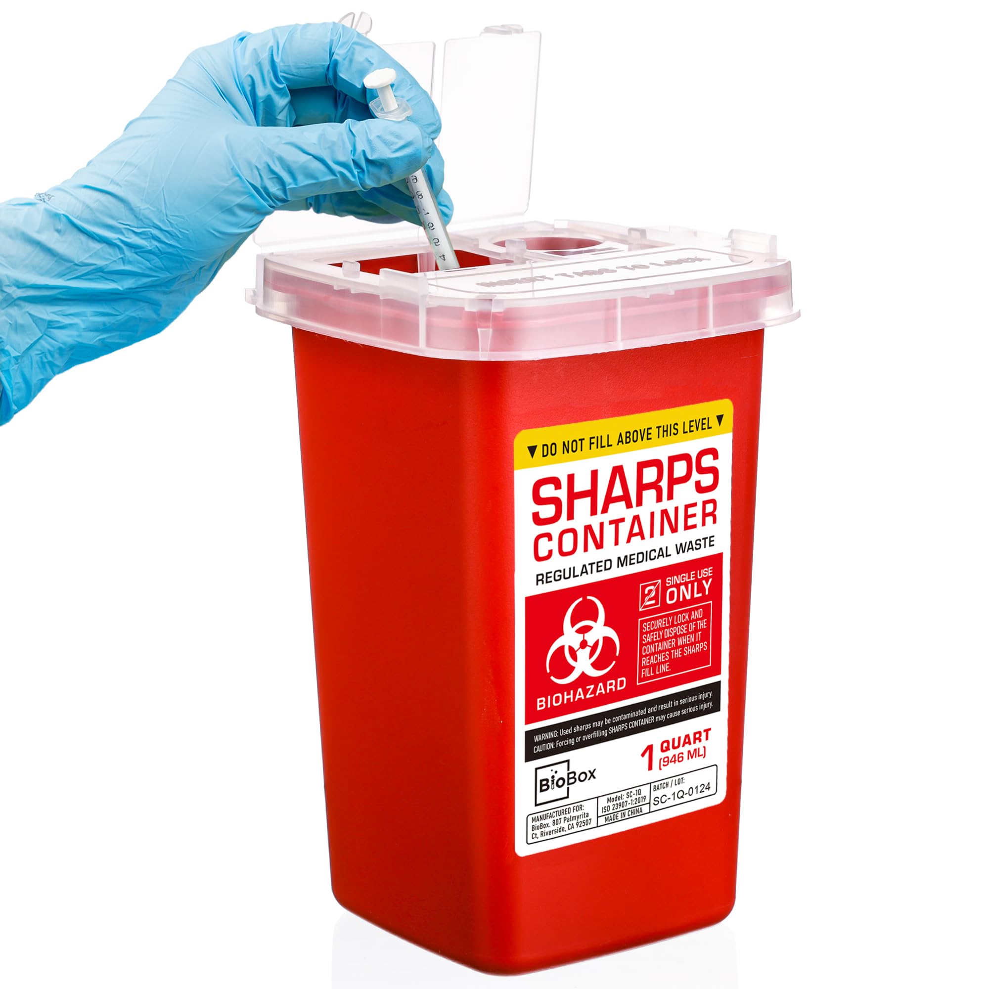 BioBox Sharps Container Small - diabetes care | Mubboo