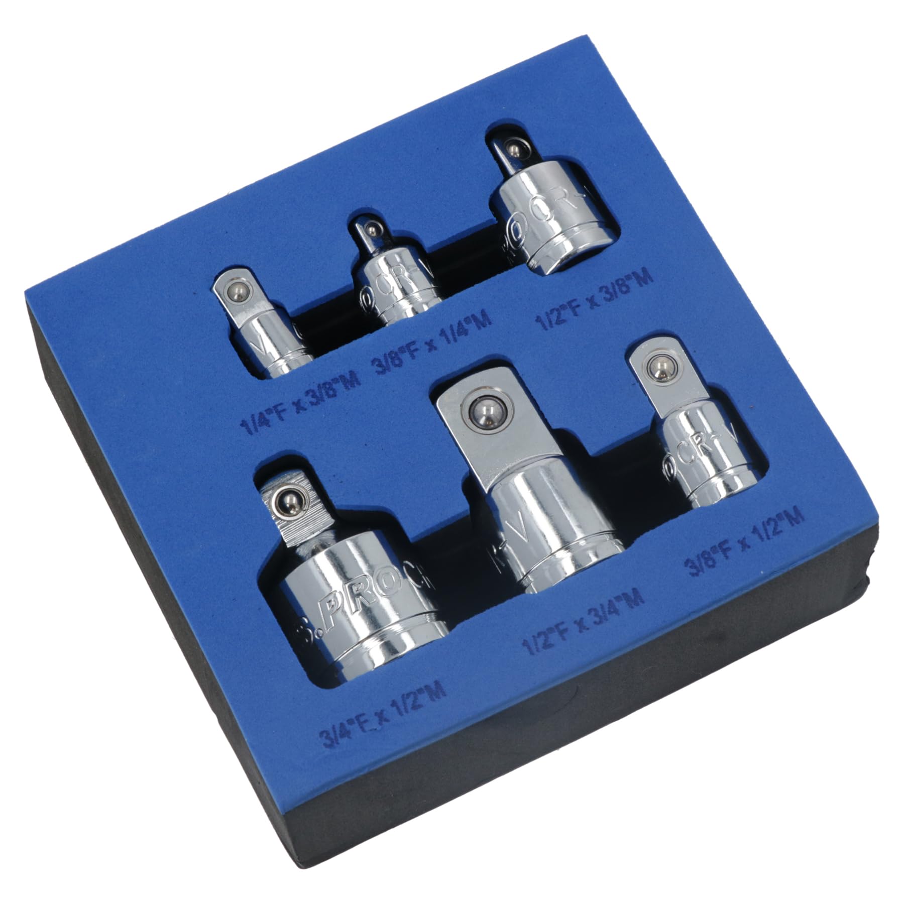 Ab Tools 6Pc Socket Reducer Adapter Adaptor Step Up Step Down Socket Converter Set