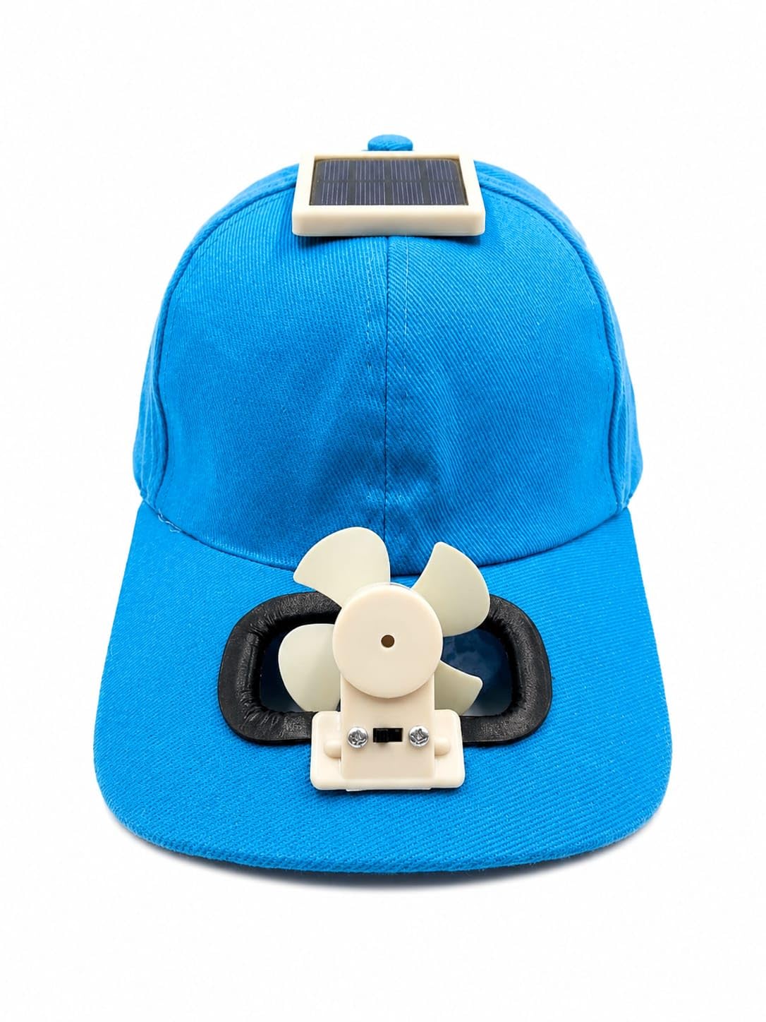 THE BRITHAM Solar Fan Cap with Solar Panel, Peacock Blue | Built-in Fan, Solar Powered, Outdoor Use, Adjustable Cap, Hands-Free Cooling-picture-37