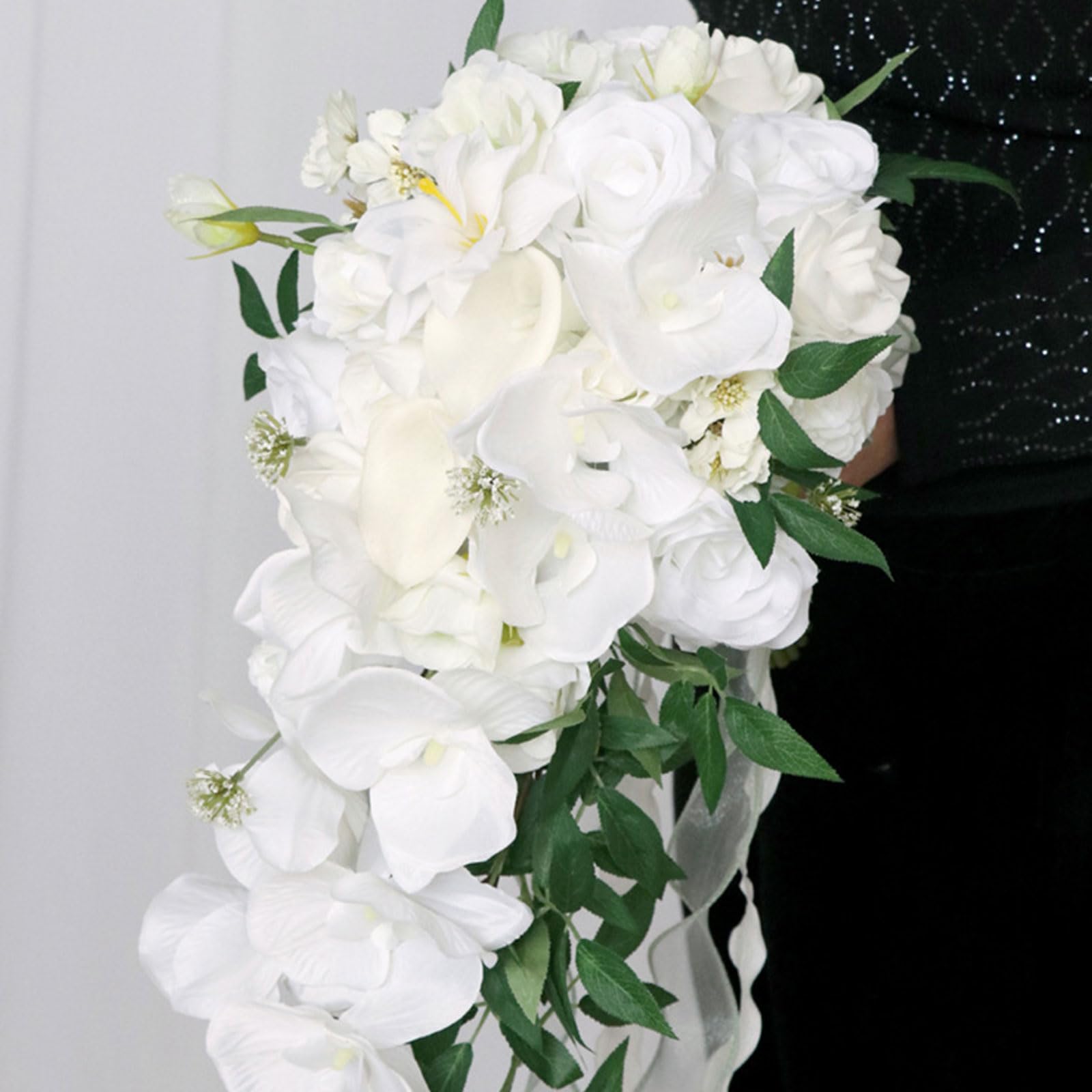 Elegante fiore artificiale combinato fiore matrimonio per damigelle d'onore piccola damigella d'onore spilla matrimonio bouquet decorazioni fidanzamento