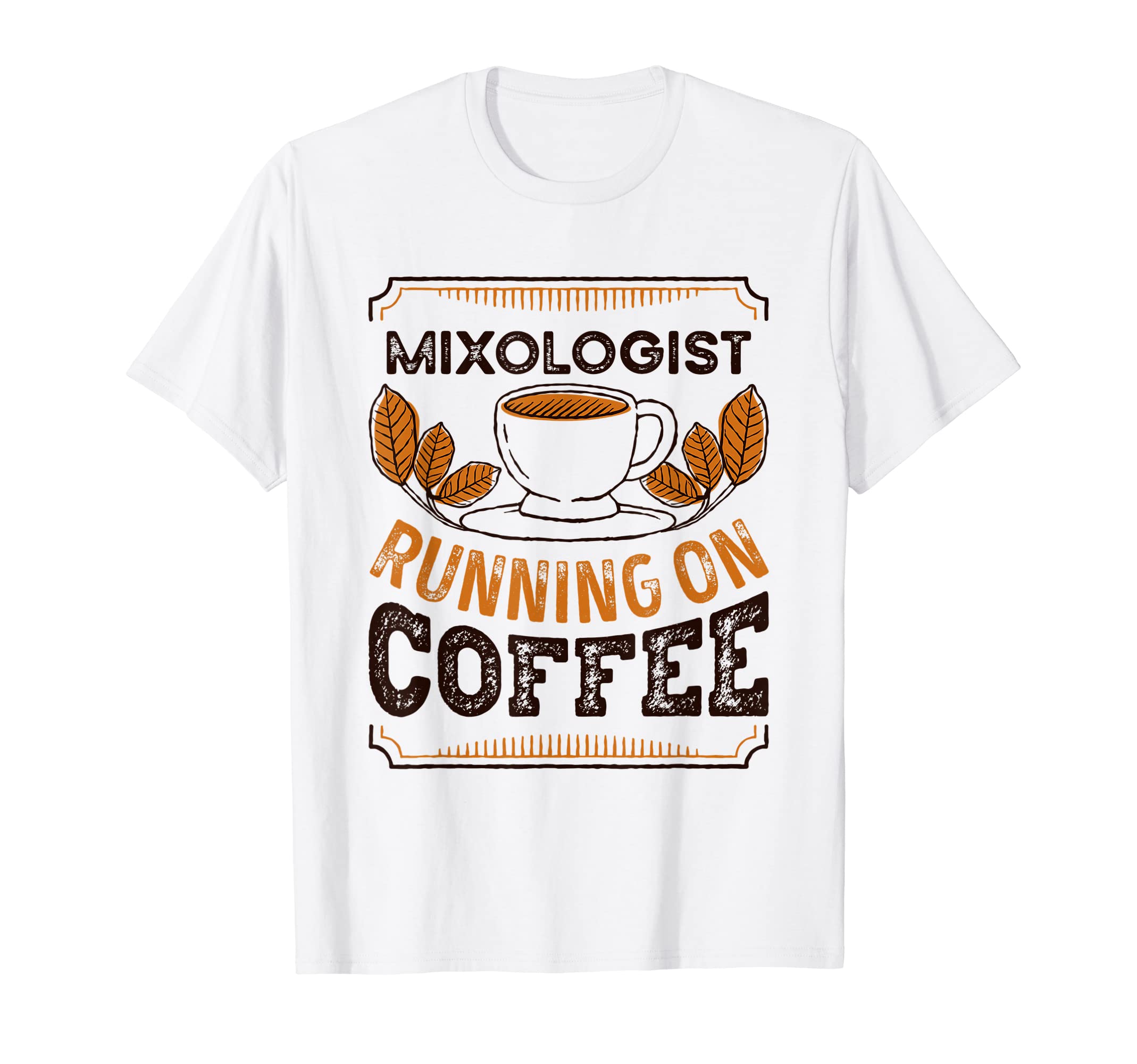 mixologist running on Coffee Caffeine Lover T-Shirt