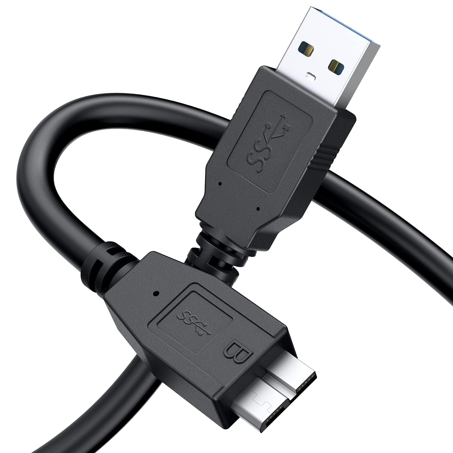 TECH-X USB 3.0 A to Micro B SuperSpeed Cable for External & Desktop Hard Disk Drives Cable compatiable for WD/Seagate/Toshiba//Hitachi External Hard Drives,Black (B0D2DDJ5KZ) Amazon Price History, Amazon Price Tracker