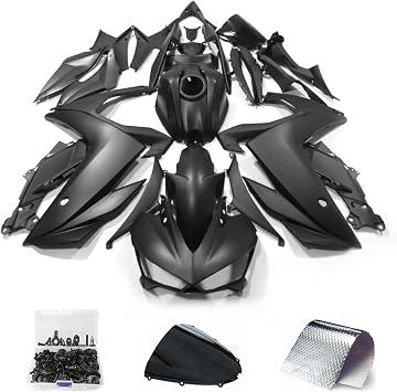 Shikha Matte Black Fairing Kit For YAMAHA YZF R3 2014 15 16 17 2018 / R25 15 16 17ABS Injection