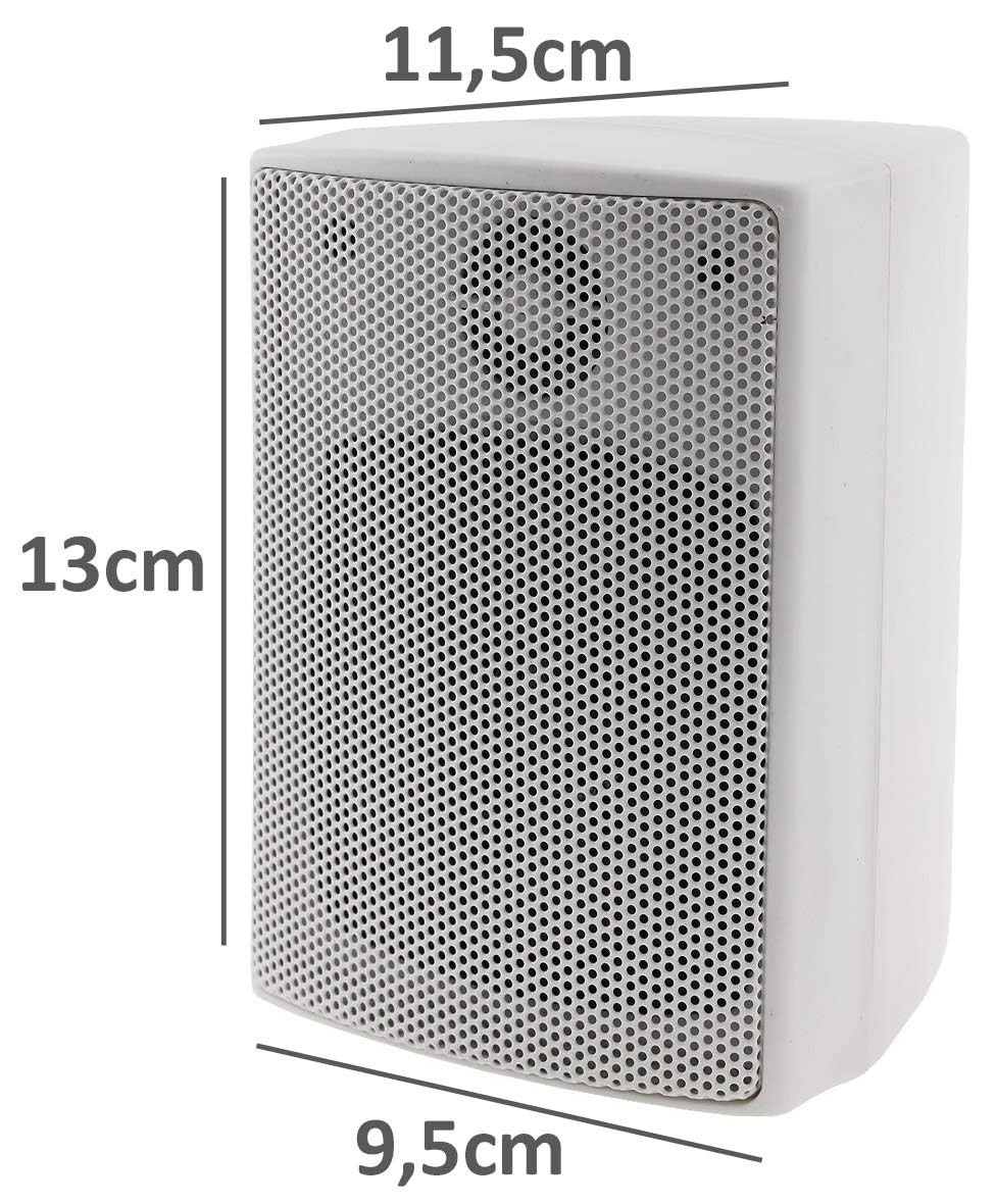 altoparlanti da parete a 2 vie, per impianto stereo HiFi, home theatre, 40 Watt, 8 Ohm