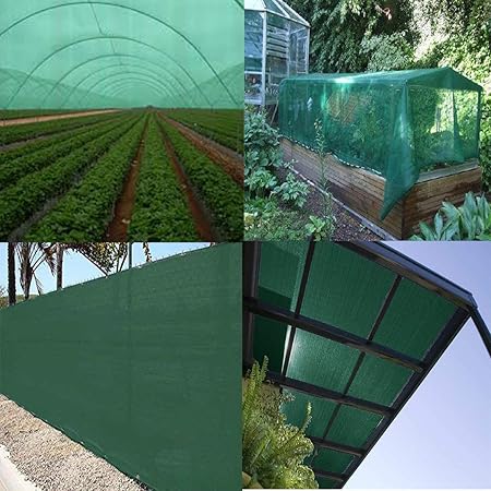 HIPPO - Green 75% - Shade & Garden Net - 2mt x 20mt - with Utility Border, UV Stabilized & Dimensional Stable
