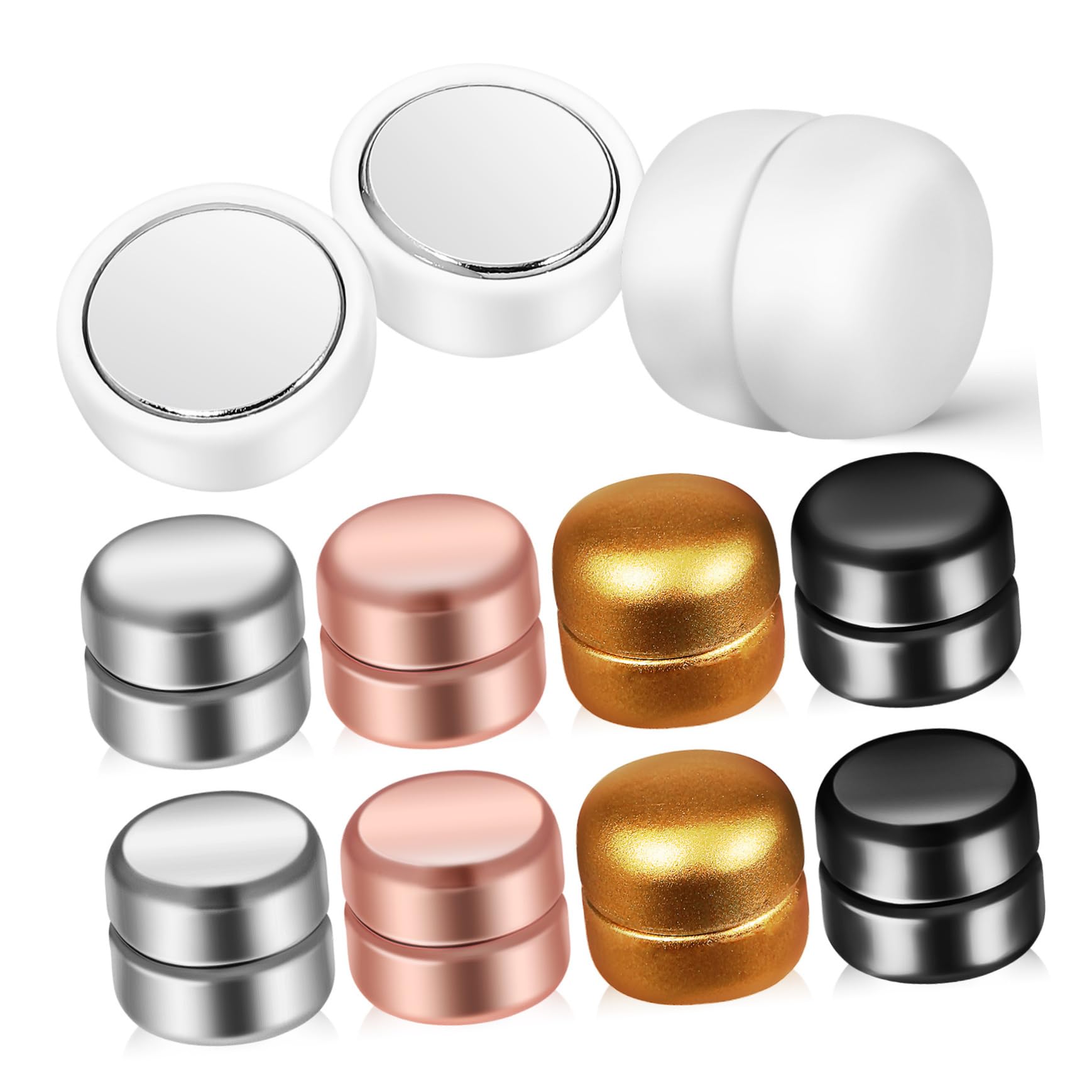 SEWACC 40stücke Magnetische Hijab- Für Damen Leichte Und Kompakte Sicherheitslösungen Für Schals Kopftücher Und Mehr Gunmetal Und Roségold Erhältlich