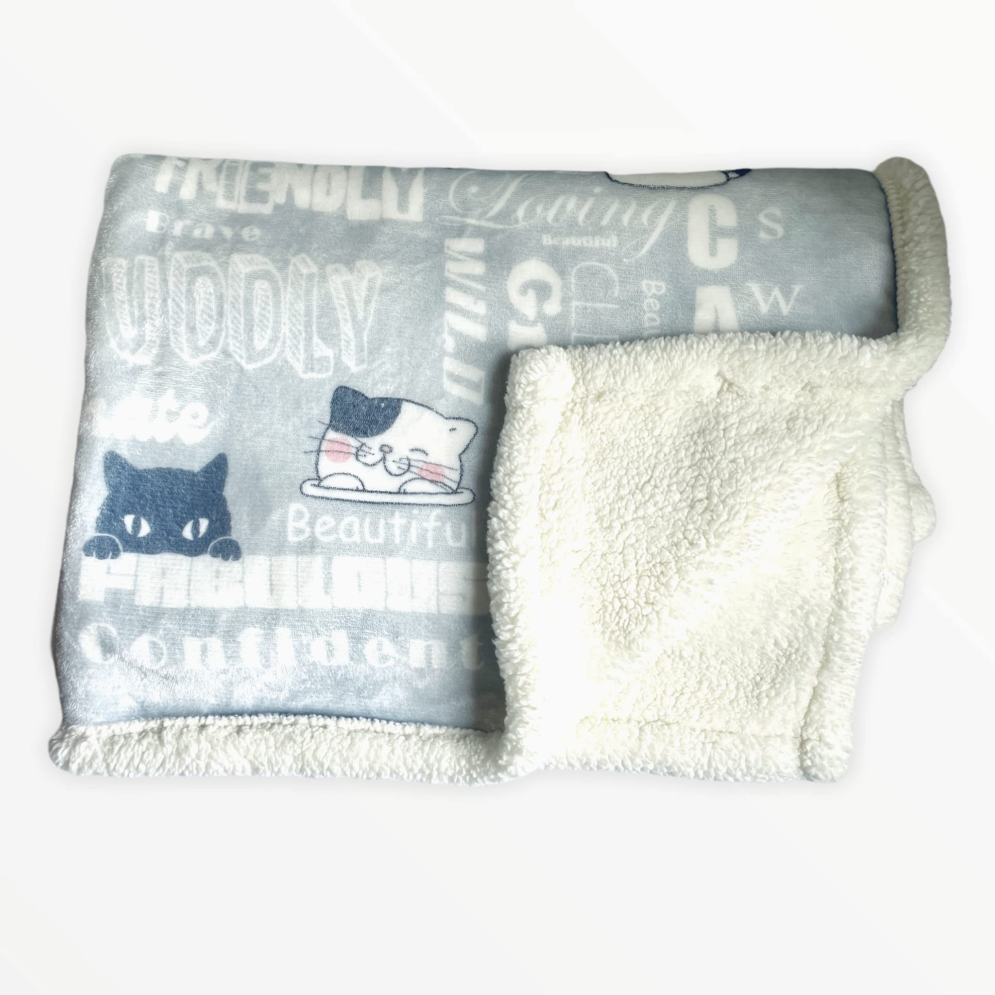 Cat Blanket For Humans Sleepwish Cat Blankets And Throws Sherpa