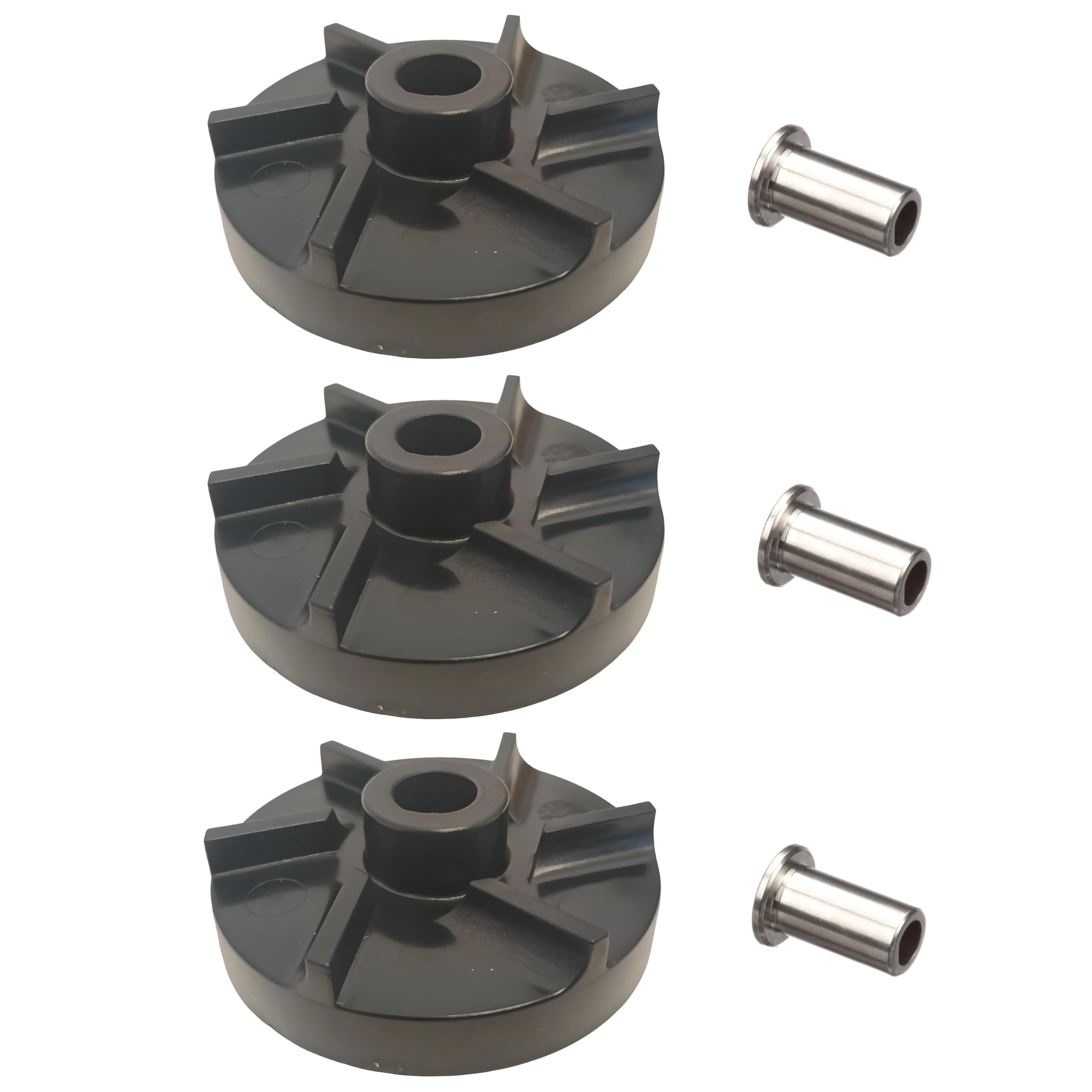 OCS Parts Grindmaster Crathco Standard Impeller and Bearing Sleeve Combo Pack | Includes Three 3220 Bearing Sleeves and Three 3587 Standard Impellers-image-1