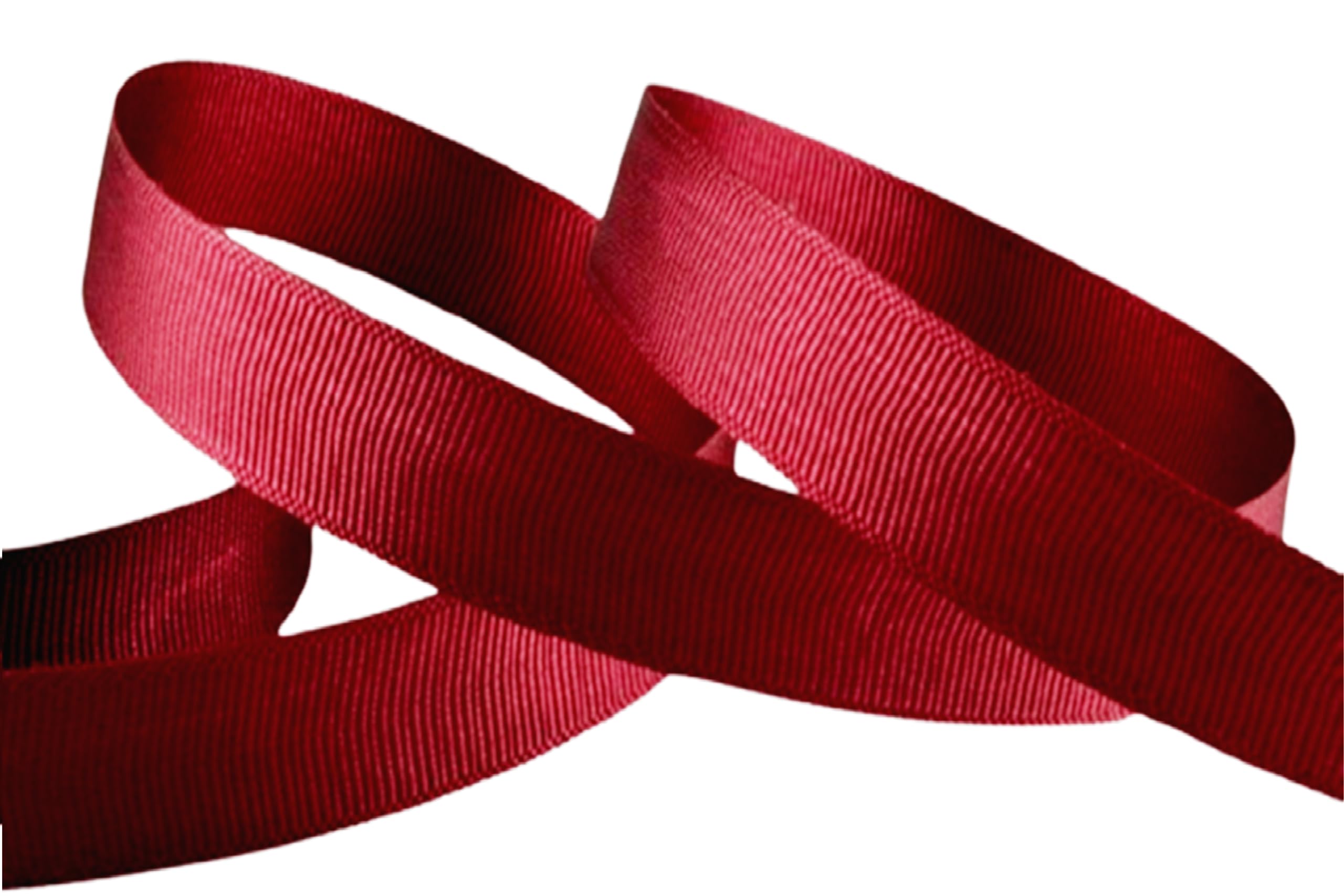 Grosgrain Ribbon -23 Meters / 25 Yards Rolls, for Gifts Wrap Sew Party Decorations Events Wedding Christmas Crafts Bows DIY Bouquets Cake Double Sided Size 25mmBuy 3 GET 1 Free (Maroon)